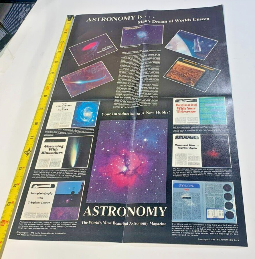 Astronomy  is Man's Dream of Worlds Unseen 1976 Association of Universities