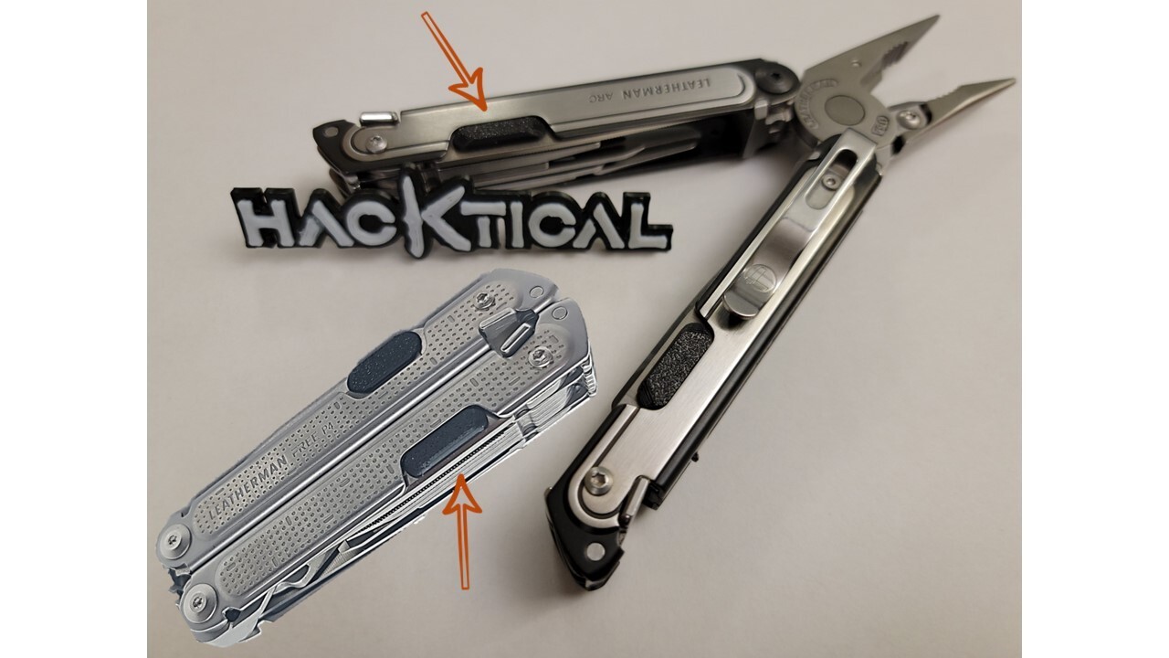 Leatherman Free P4, P2, and ARC Textured Thumb Studs - Lifetime Warranty