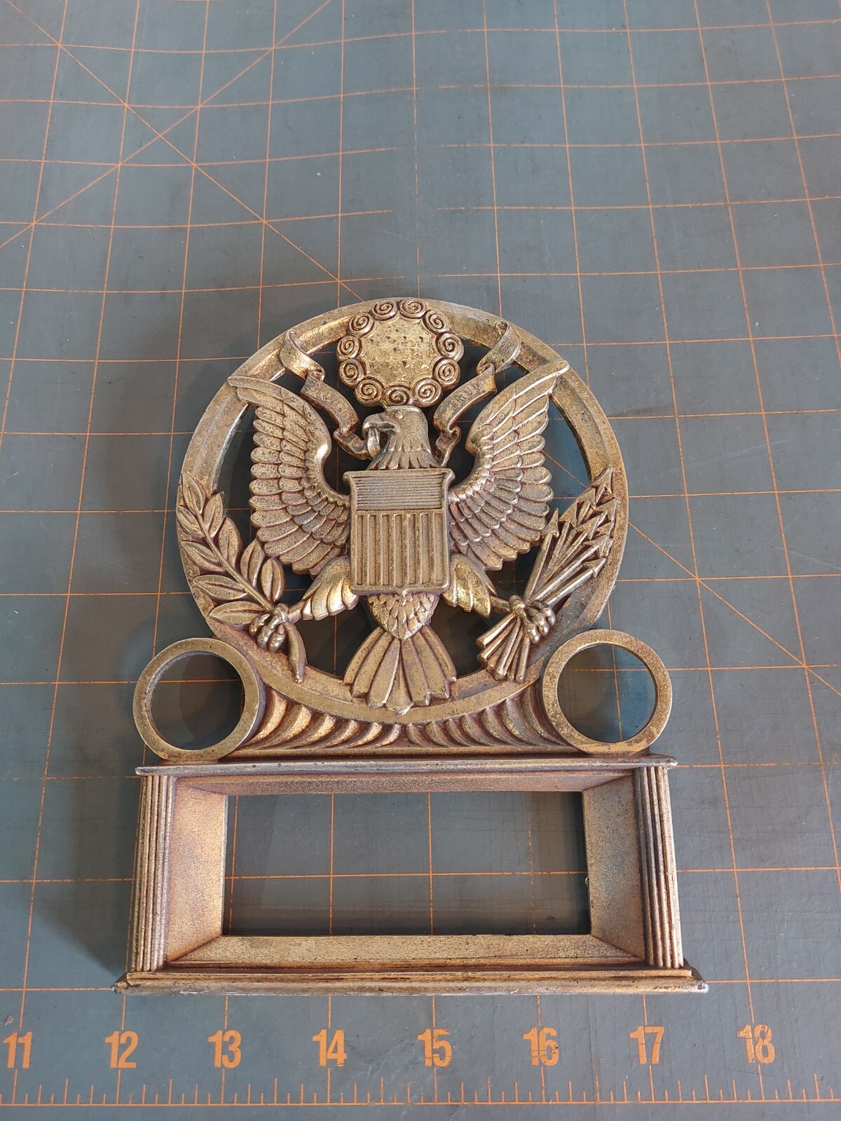 MILITARY INSIGNIA METAL Plaque Part Large Eagle Air Force Wall Art
