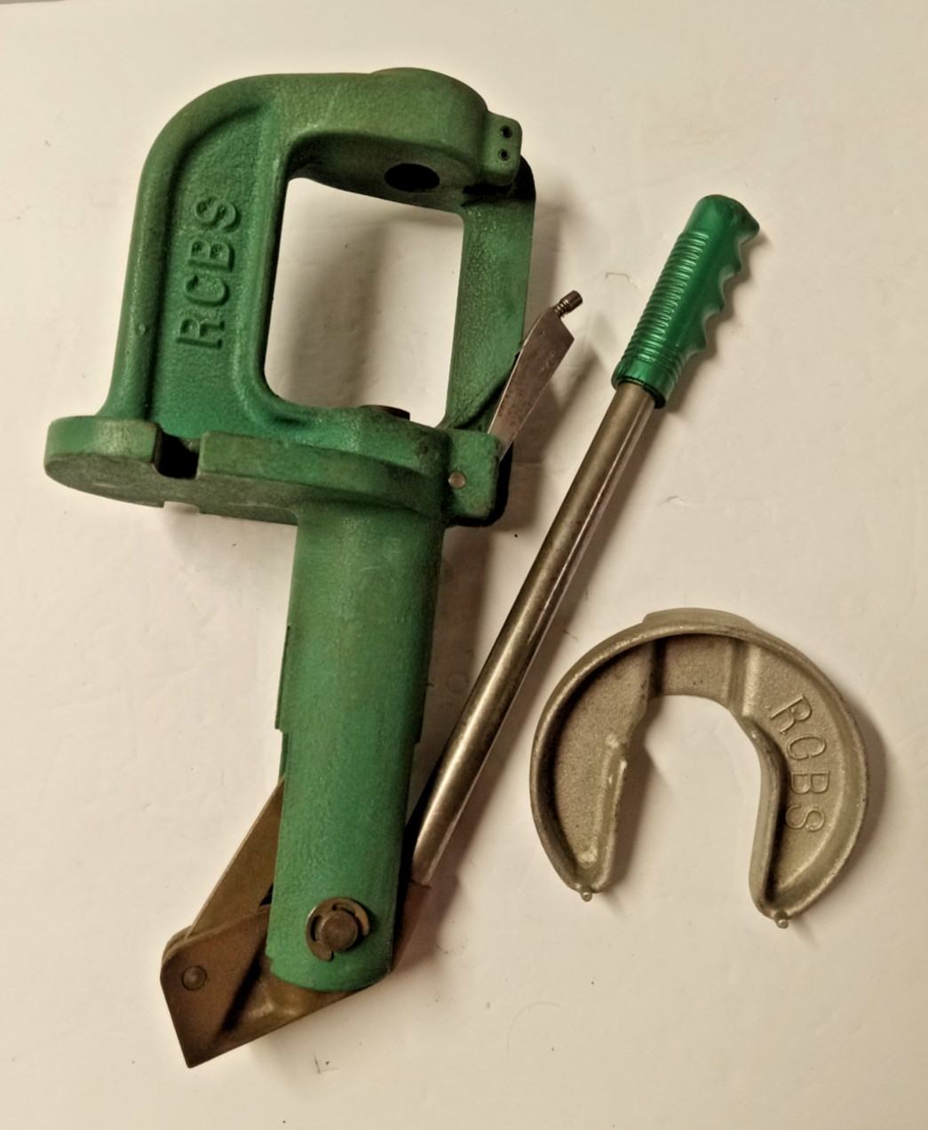 RCBS JR2 Reloading Press with metal catch tray Preowned