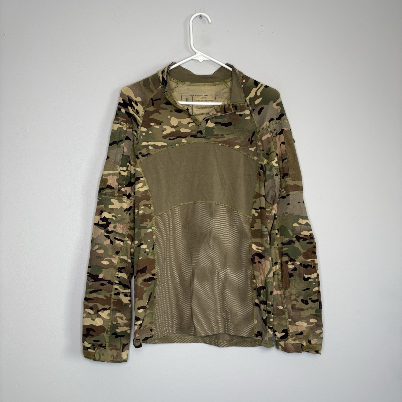 Tactical & Combat International Combat Shirt 2XL Woodland Camo Military Utility