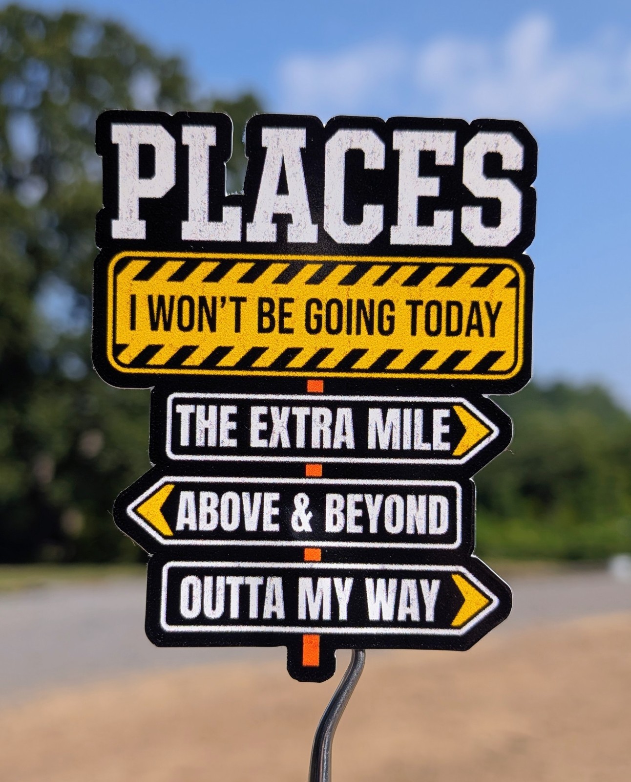 Places Weather Resistant 2" Vinyl Sticker For  Helmet Or Toolbox Etc