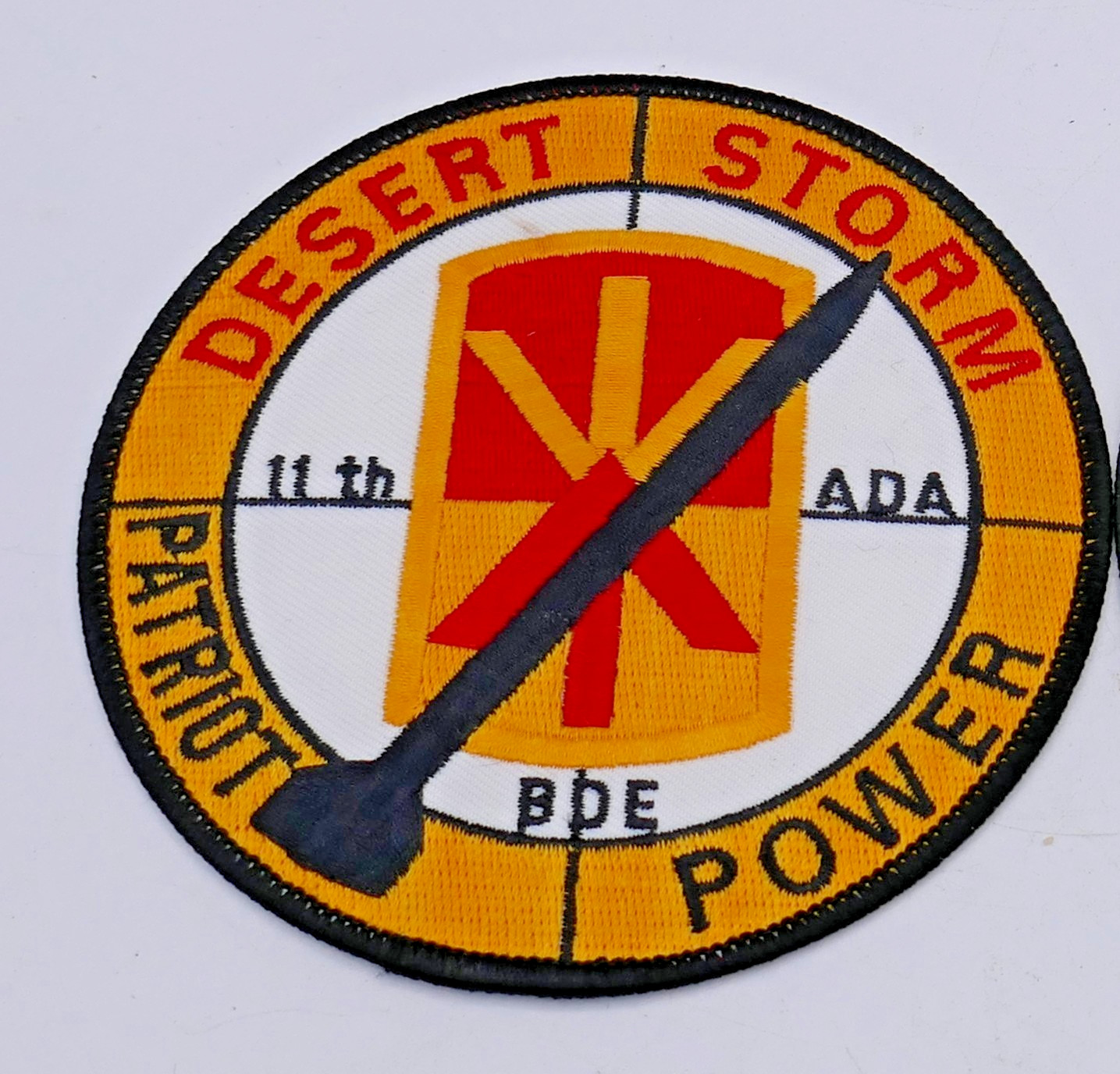 Desert Storm 11th ADA Patriot Missile Patch