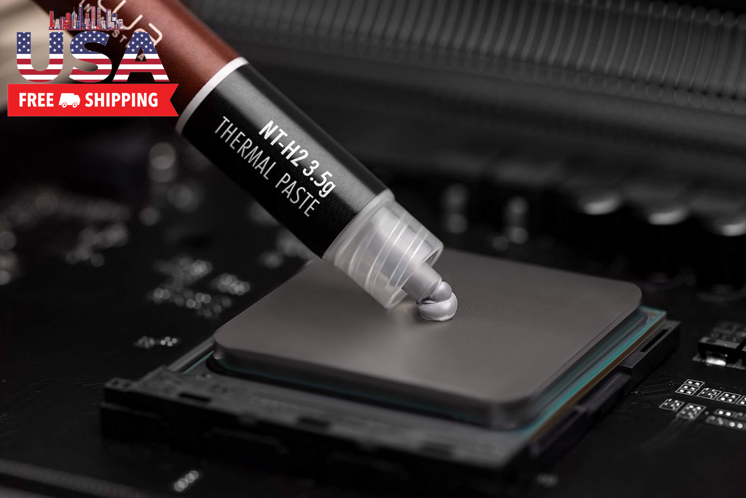NT-H2 3.5G, Thermal Computer Paste Incl. 3 Cleaning Wipes (3.5G)