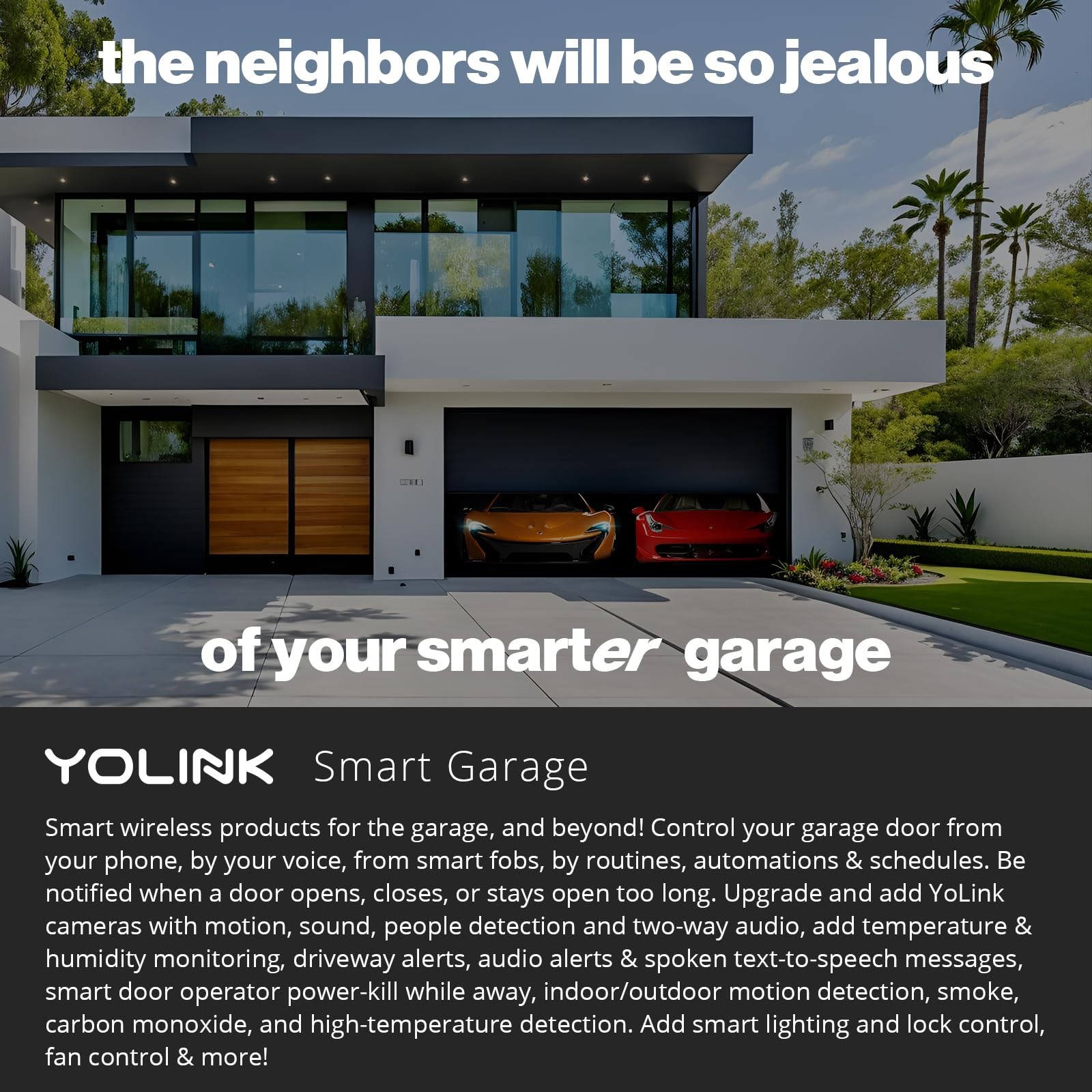 YoLink Garage Door Controller White