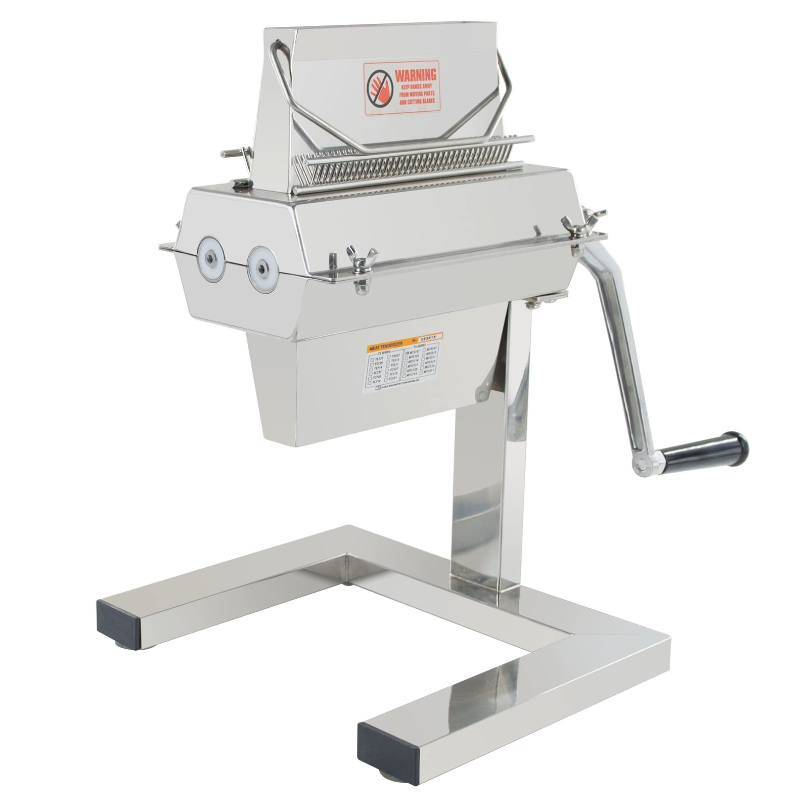 Hakka Commercial Meat Tenderizer, Manual Meat Tenderizer Machine Stainess Ste...