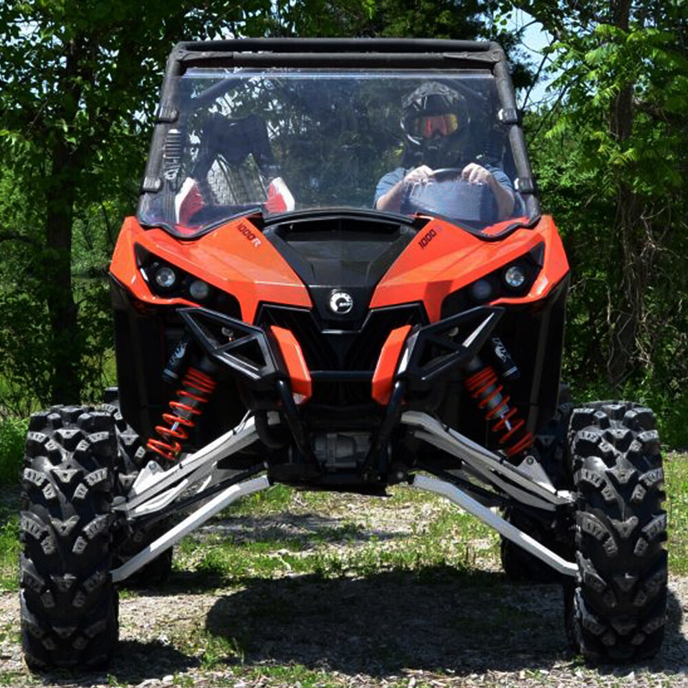 UTV Full Clear Windshield for Can Am Maverick 1000R 2013-2018 w/ Window Clamps