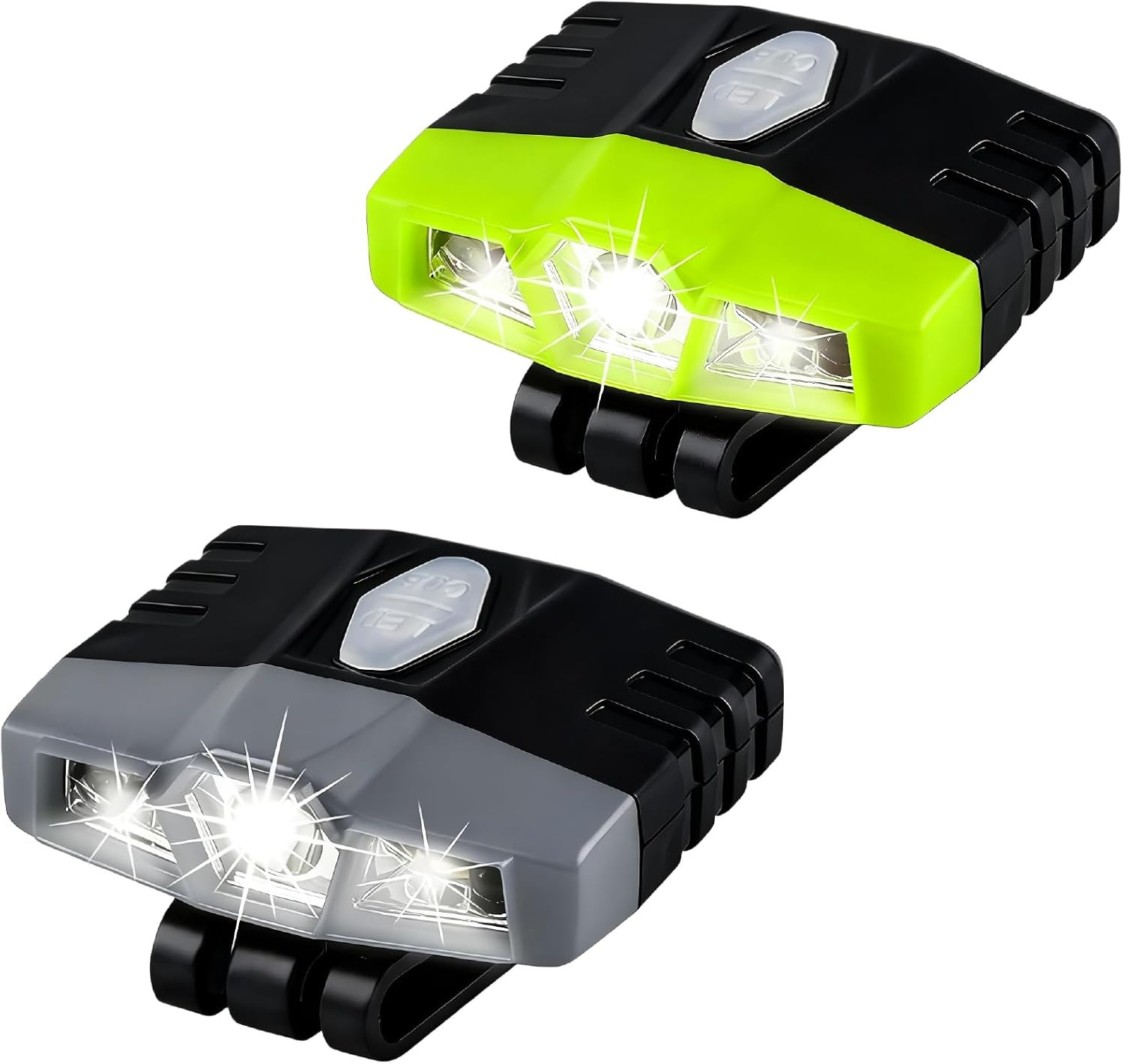 Ultra Bright Mini Hands Free LED Clip on Cap Light - Rechargeable Waterproof Hat