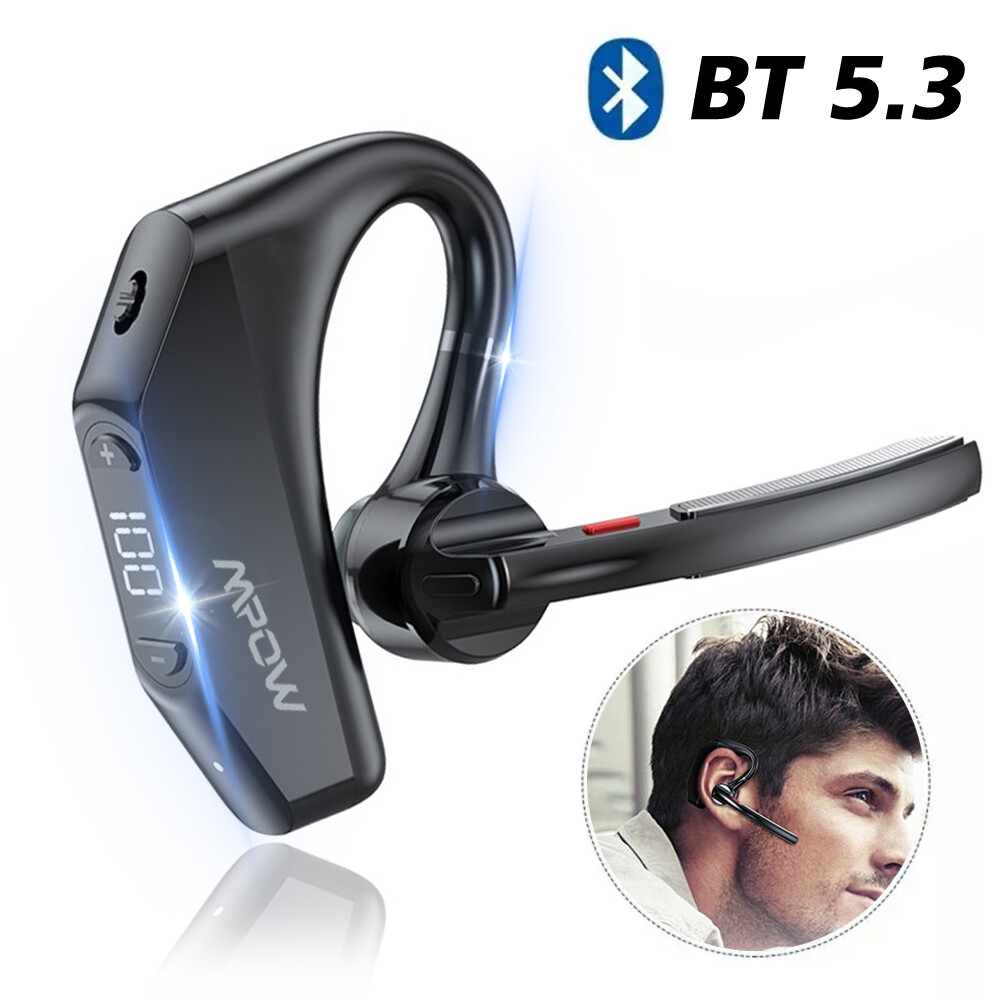 Mpow Bluetooth Headset Wireless Hands-Free Earphones For Driving/Business/Office