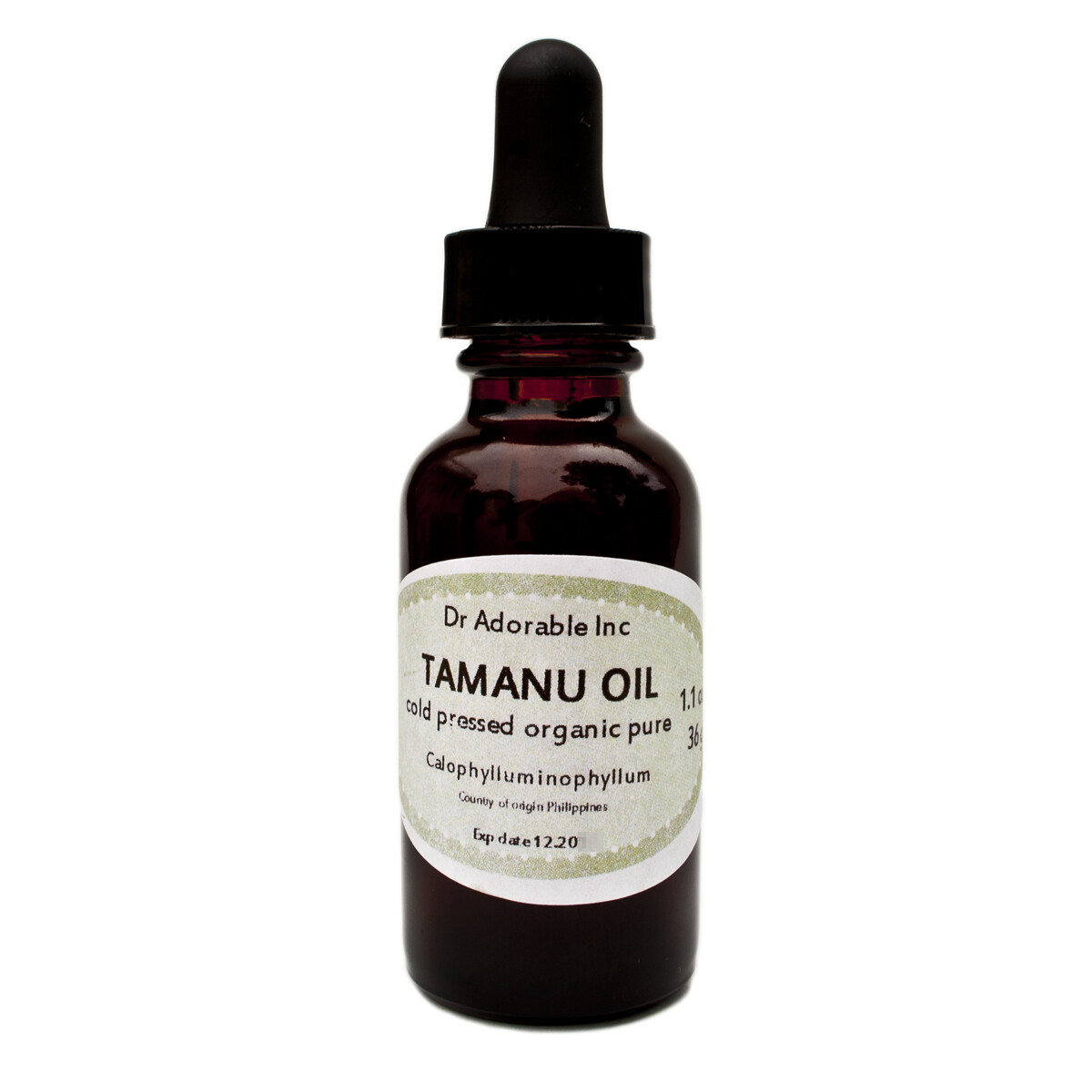 100% Pure Premium Organic Unrefined Tamanu Oil Sizes from 0.6 oz  up to Gallon