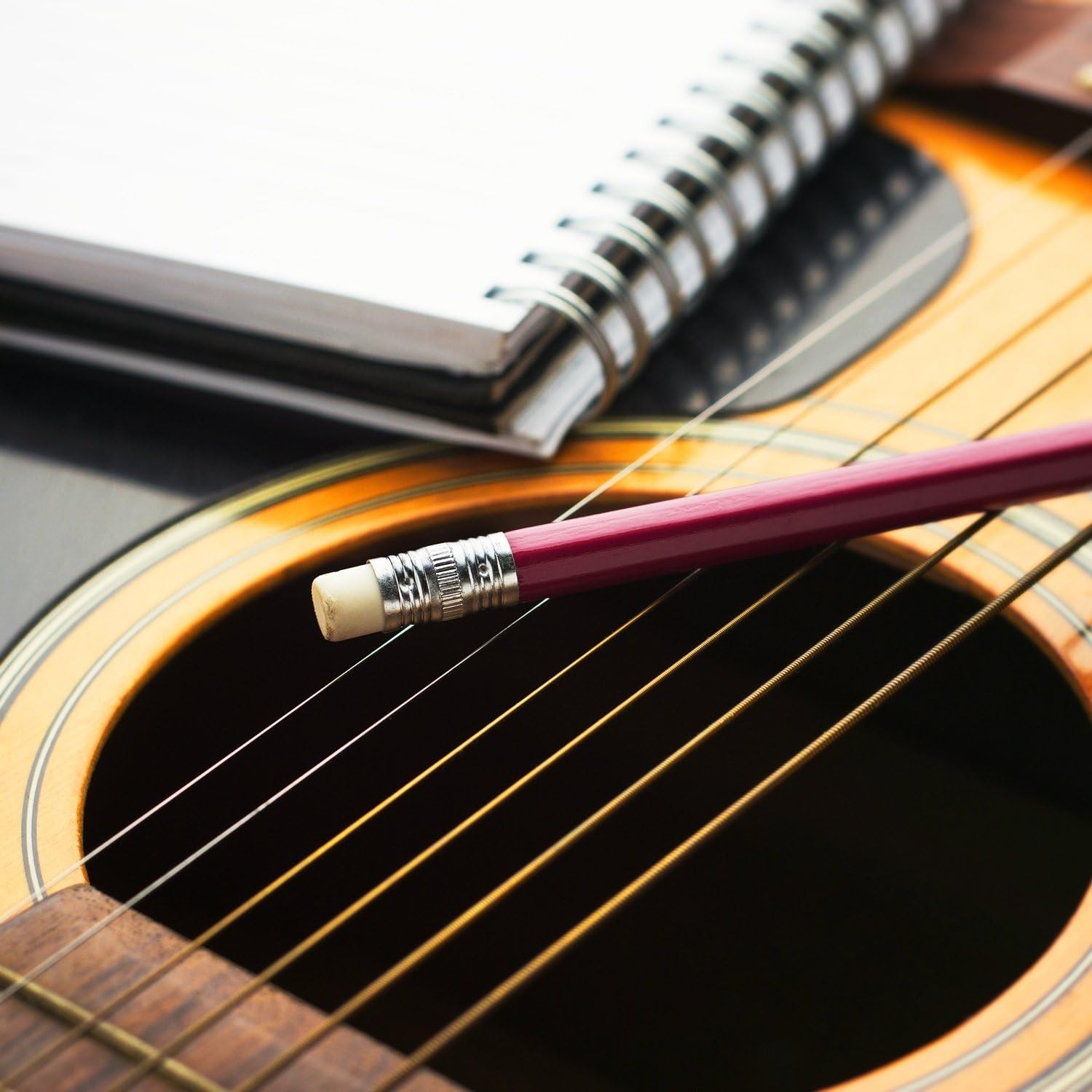Stylish and Functional Acoustic Guitar Strings - Multicolor and Yellow Sets