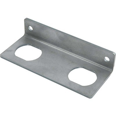Allstar ALL60064, One Charging Post Bracket Remote Two Double D Steel 90 Degree