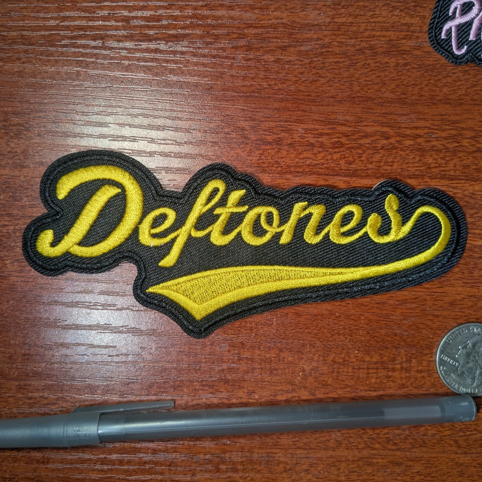 Deftones Band Patch Alternative Metal Rock Embroidered Iron On Patch 2.25x5.5"