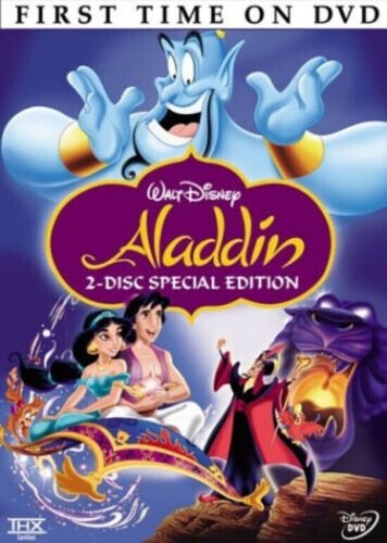 Walt Disney Aladdin MOVIE DISC ONLY.....NO CASE OR ARTWORK INCLUDED!!!!