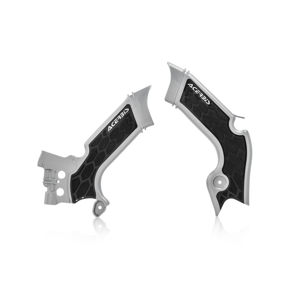 ACERBIS  X-GRIP FRAME GUARD  SILVER/BLACK Kawasaki KX250F 2021-2024 Kawasaki