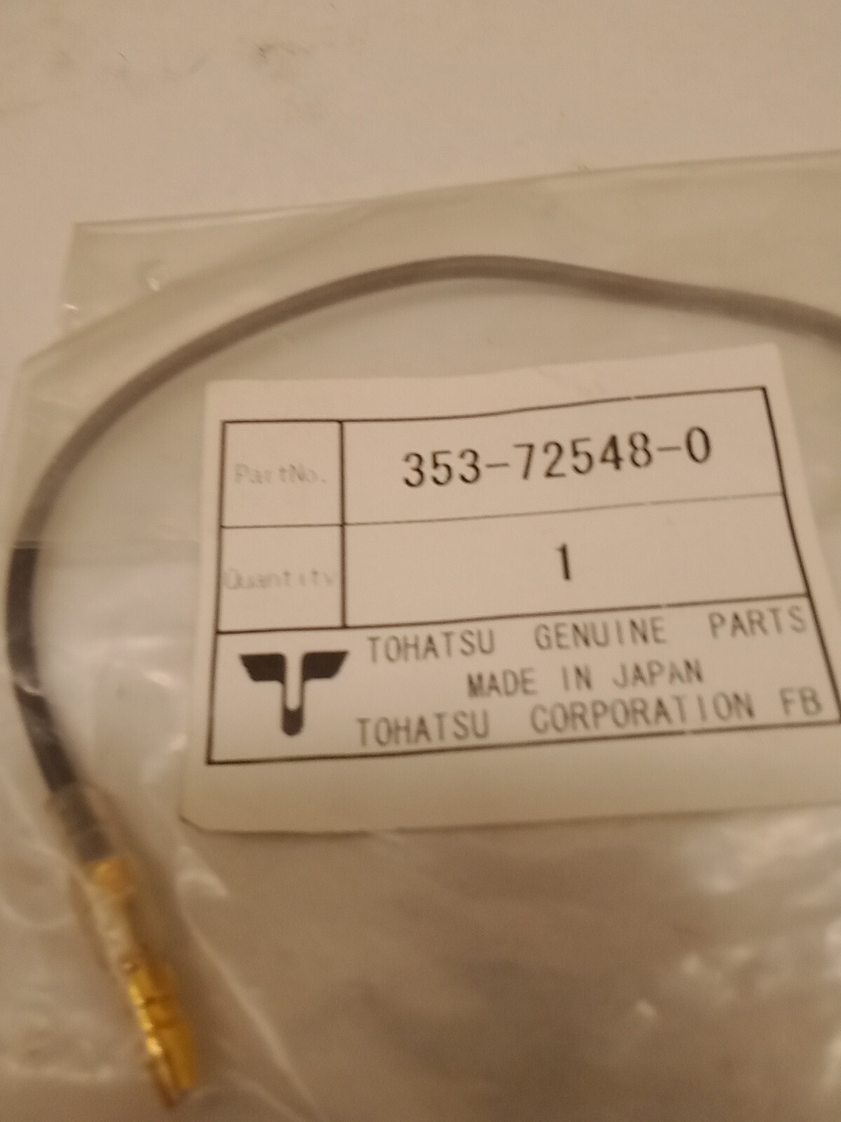 353725480 Tohatsu Assist Cord Black