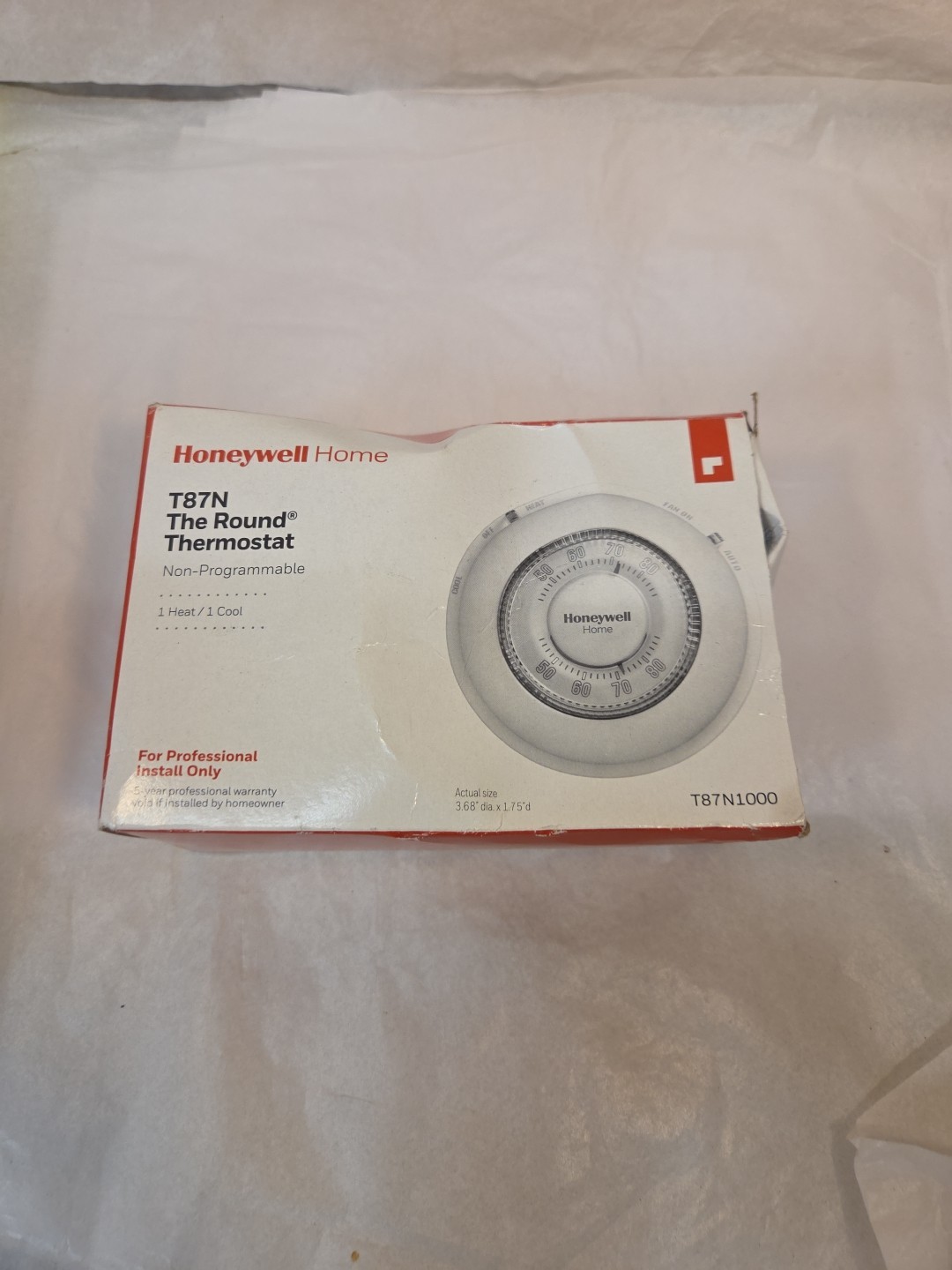 Honeywell T87N1000 Thermostat