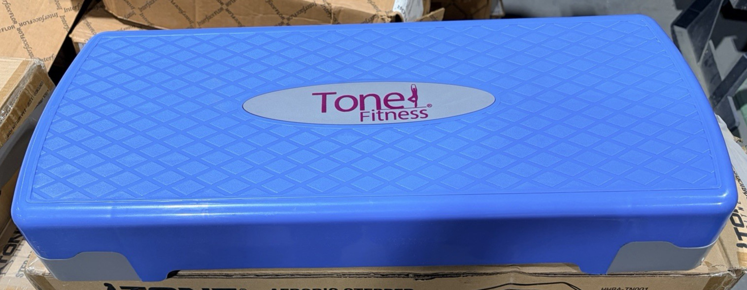 Tone Fitness Aerobic Stepper, Blue & Grey-New In Box