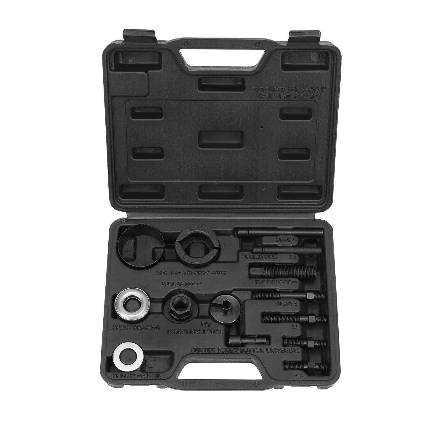 14PCS Auto Power Steering Pump Pulley Puller Remover Installer Tool US
