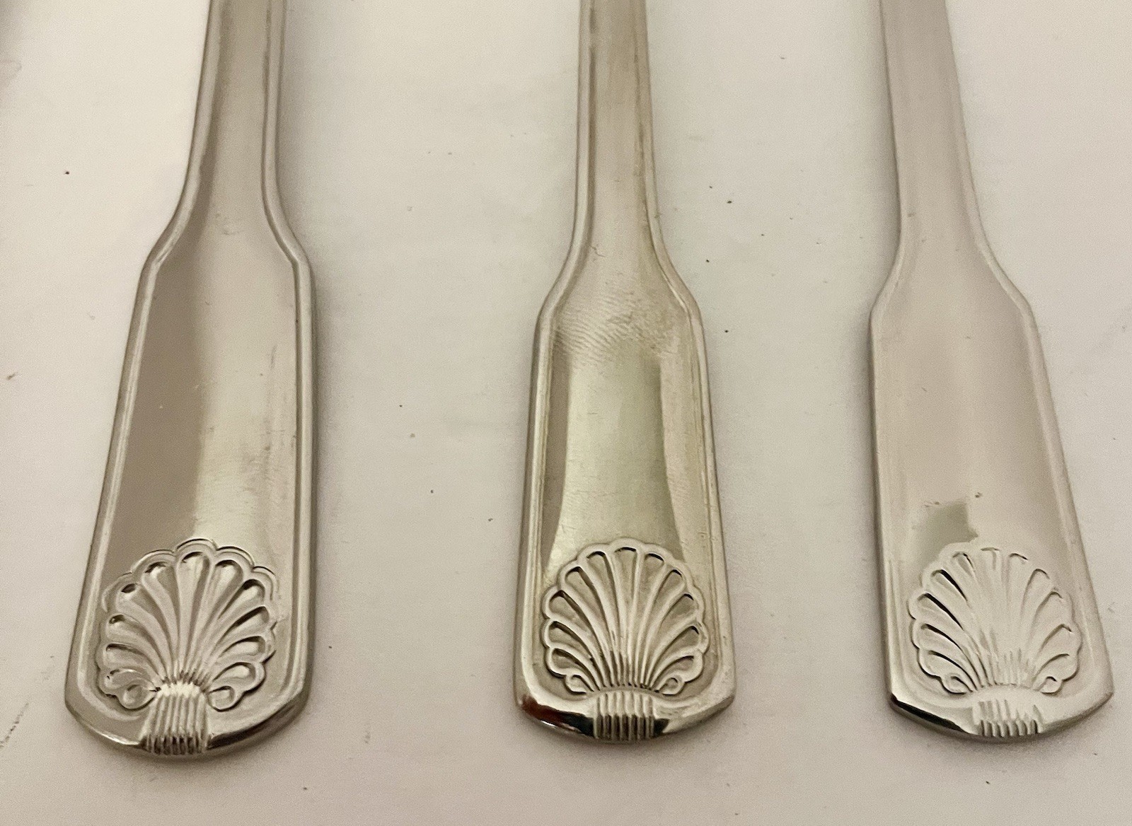 Cambridge Stainless Steel Shell Flatware 7 Piece Place Setting