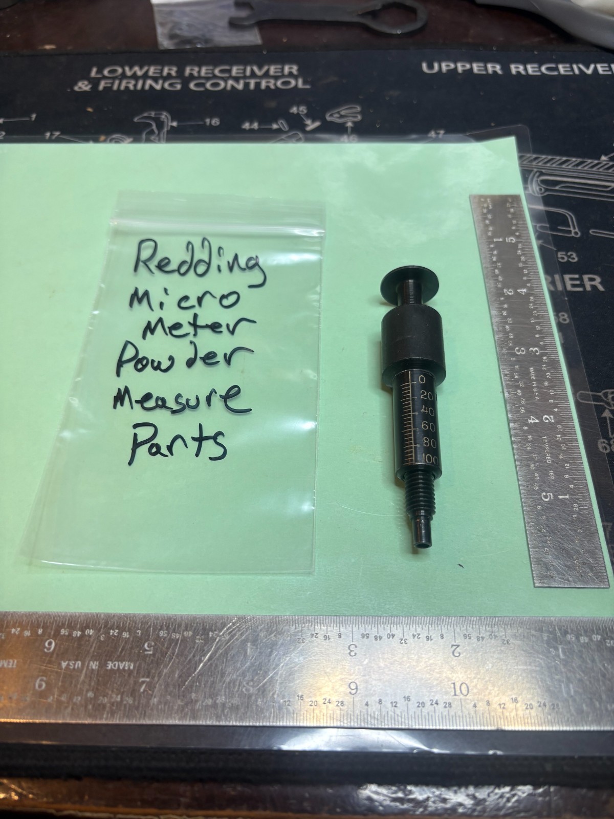 REDDING Micro Meter Powder Measure Parts