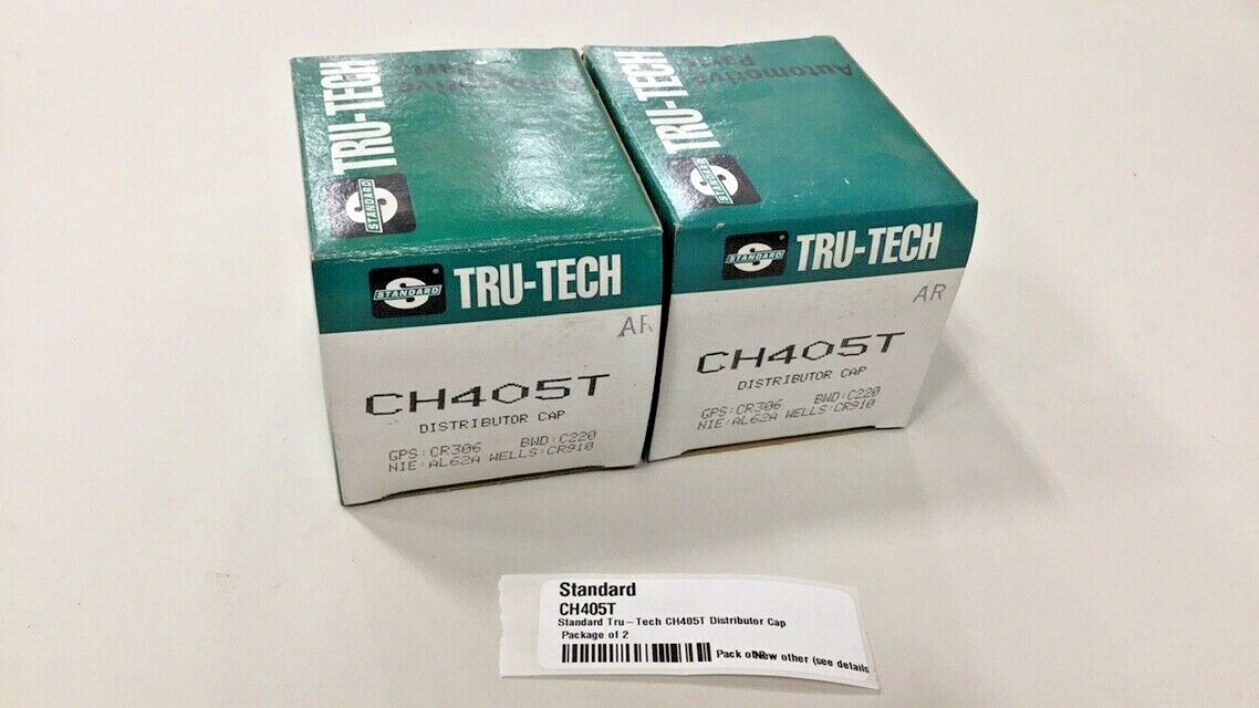 Standard Tru-Tech CH405T Distributor Cap (Pack of 2)
