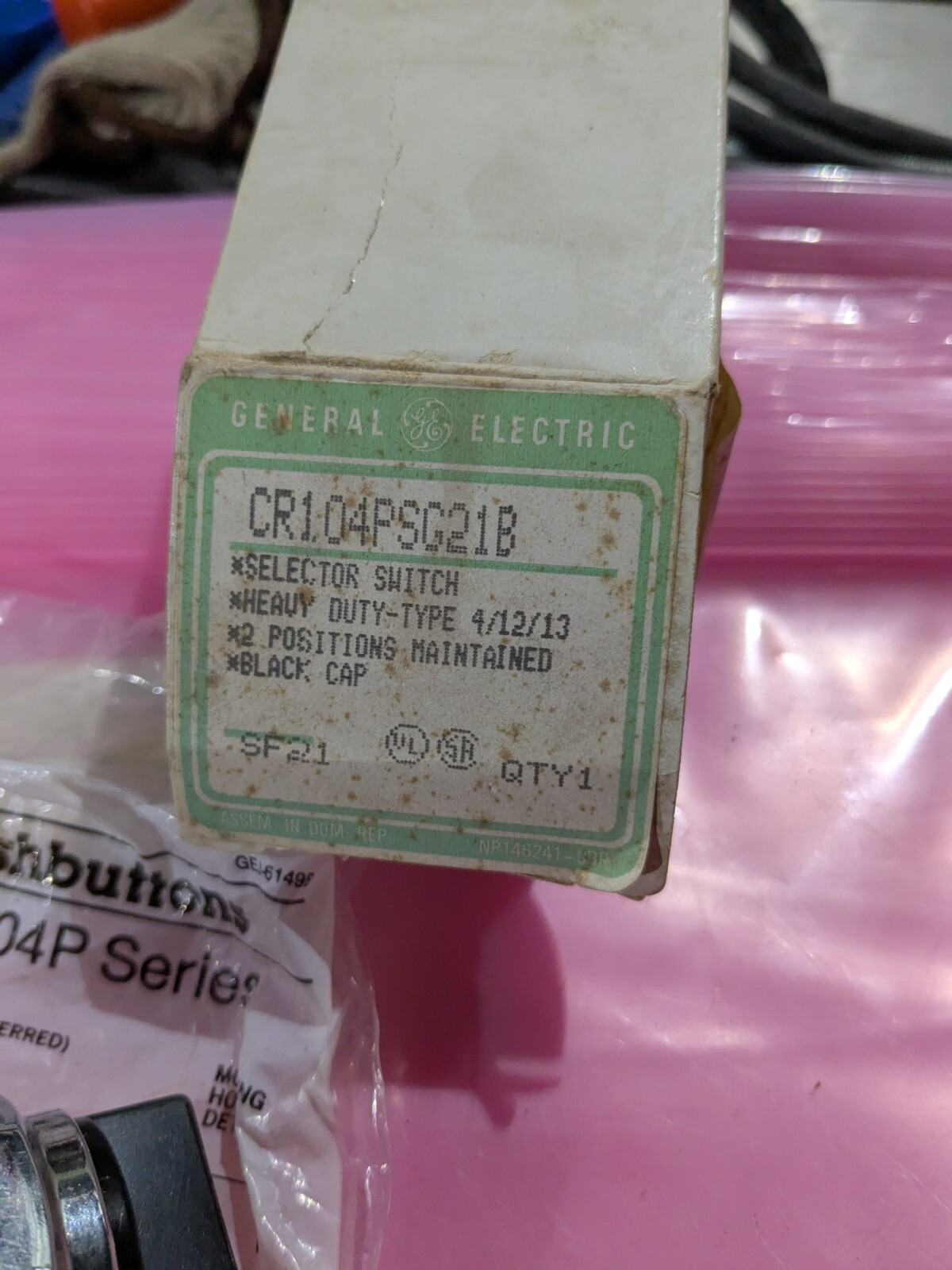 NEW GE CR104PSG Selector Switch !Charity!