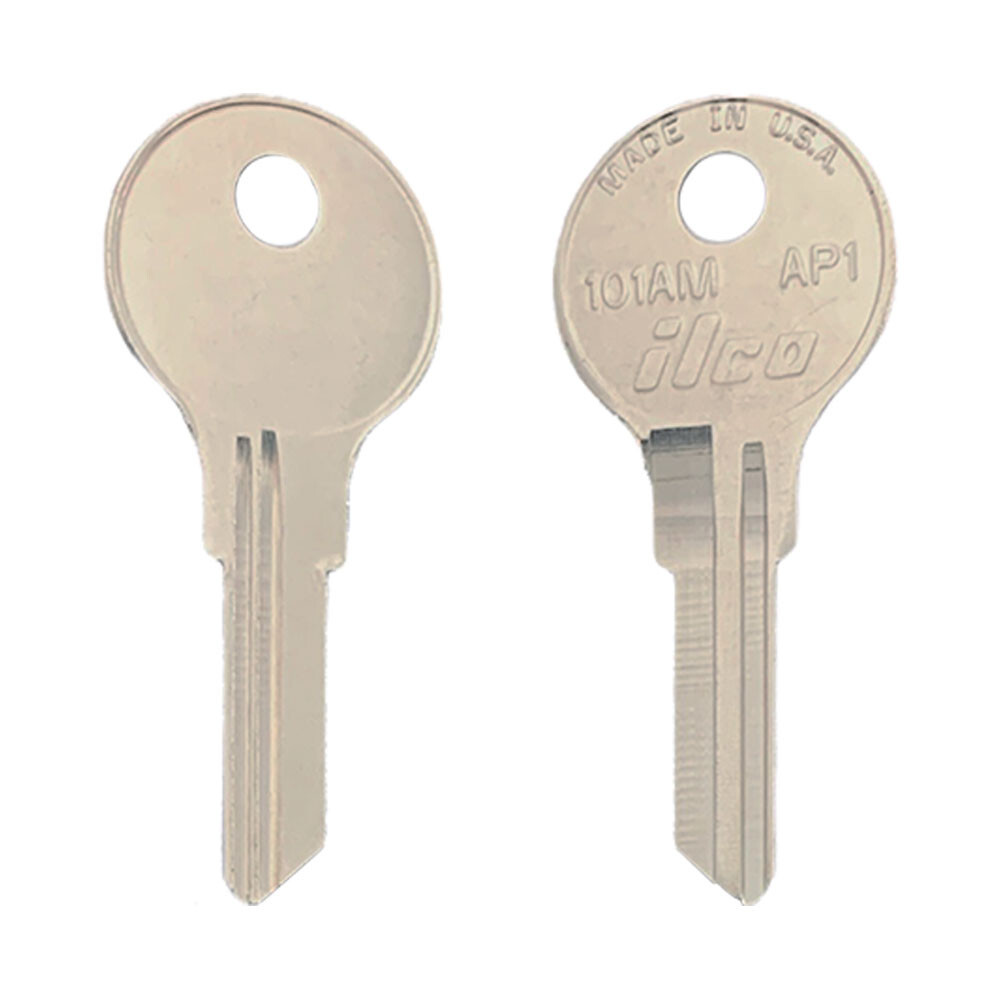 101AM, AP1 Key Blank 6-PIN Nickel