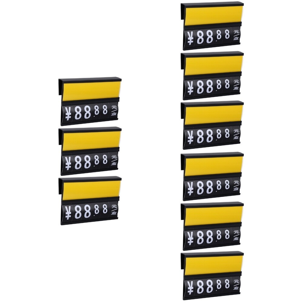 3 Pieces Price Tag Holder Clip Shelf Label Holders Rack Labels Merchandise