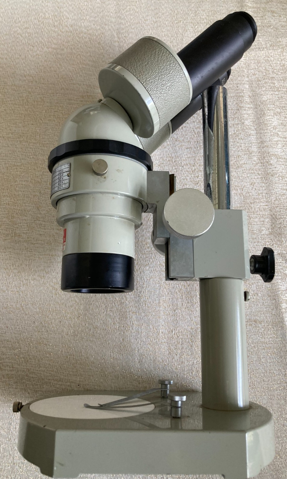 Vintage Titan Tool Supply Co. Microscope Model 2067 with Stand and 10X Lenses