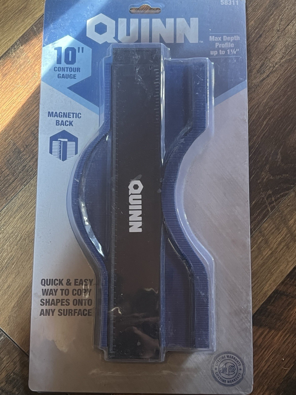 Quunn 10" Contour Gauge With Magnetic Back