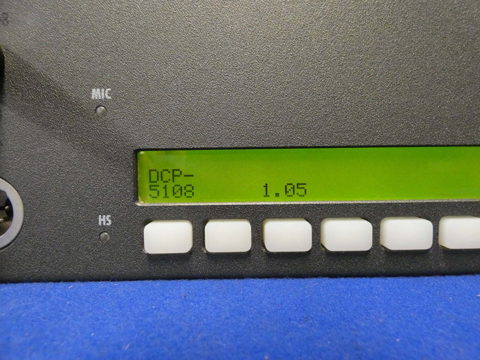 Riedel DCP-5108 Intercom Panel w/Microphone, Power Cord