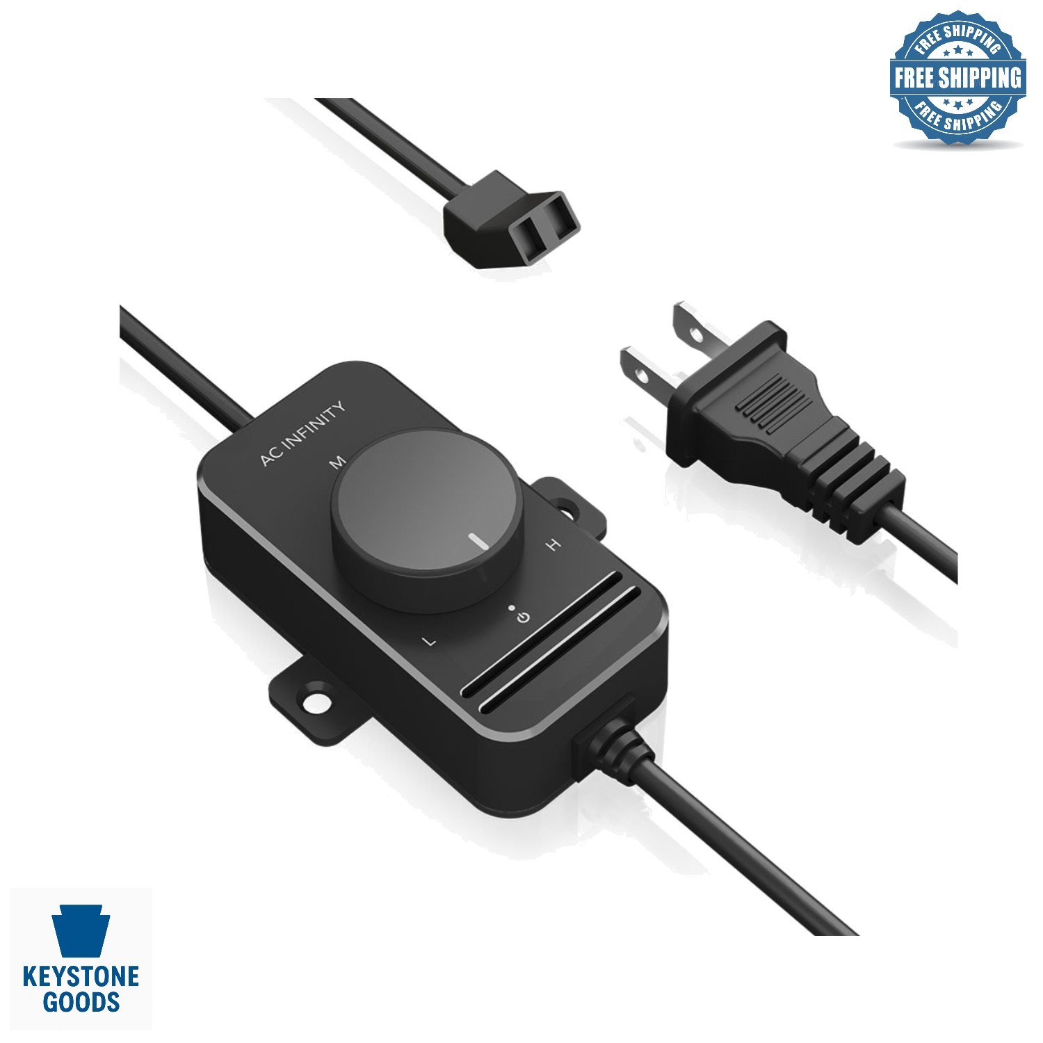 Adjustable AC Fan Speed Controller for Muffin Fans