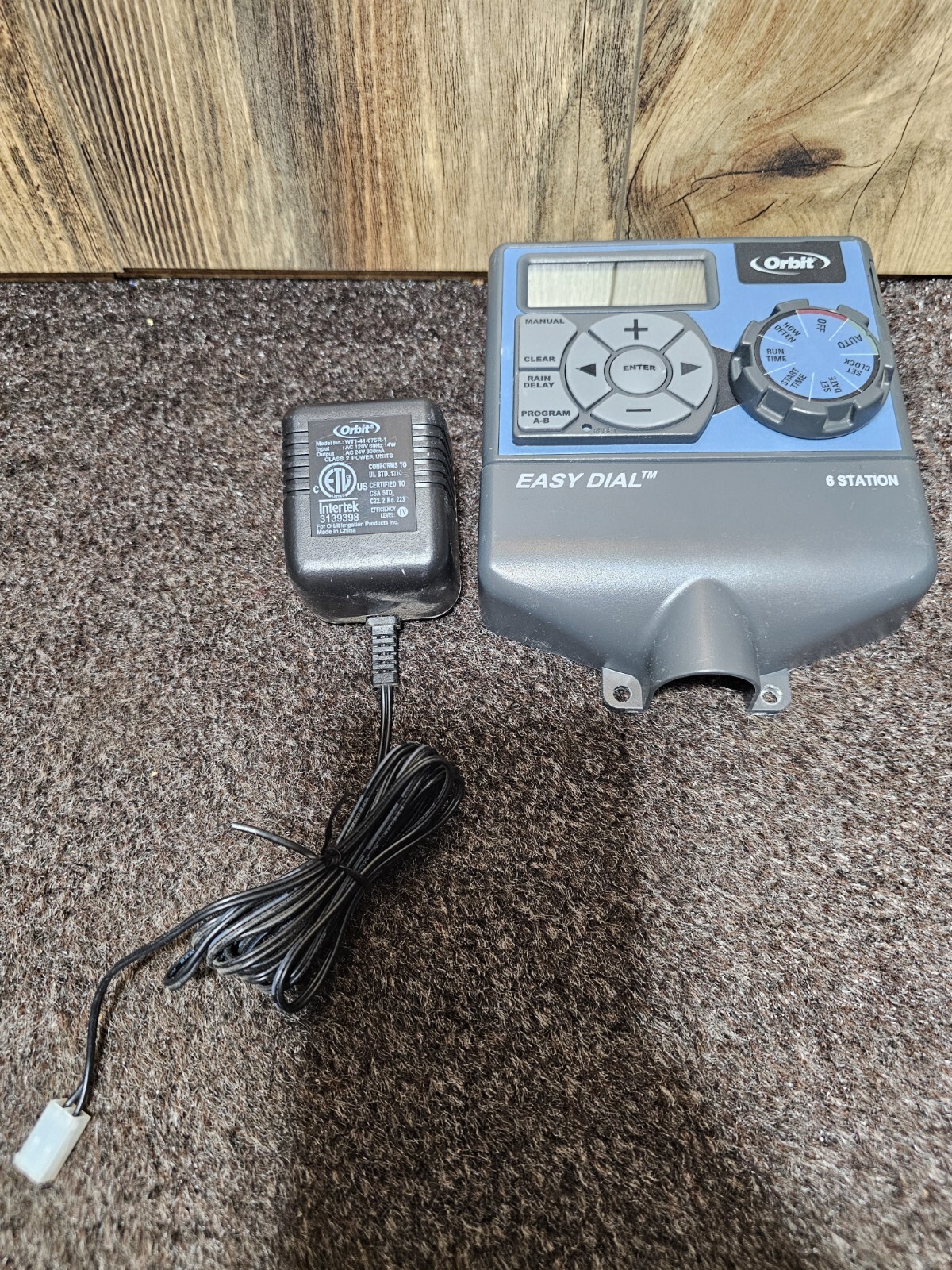 ORBIT Easy DIAL Series 28956 Blue 6-Station 2-Programs Indoor Sprinkler Timer