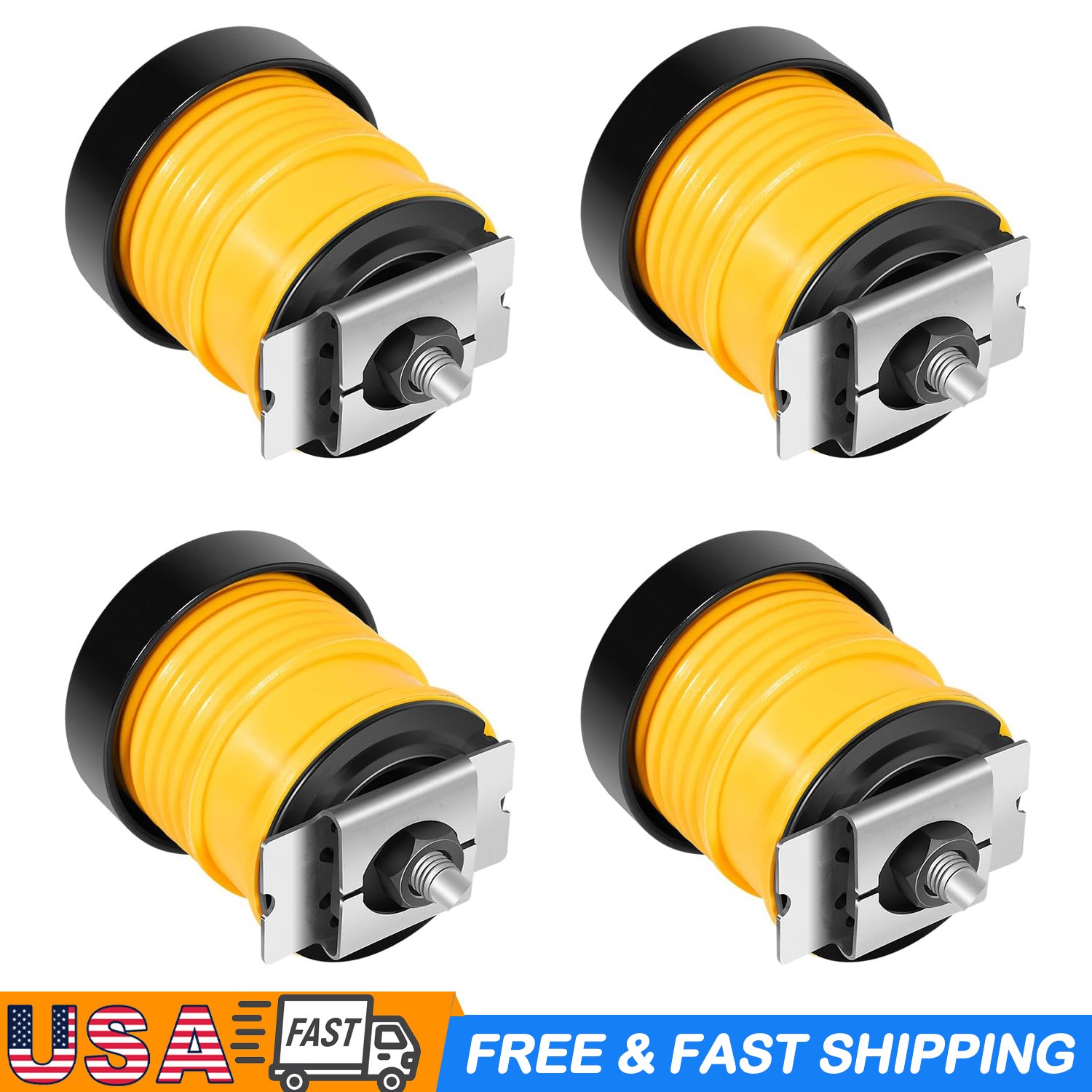 4PCS 924-066 Body Mount Bushing Kit for Ford F250 F350 F450 F550 Super Duty