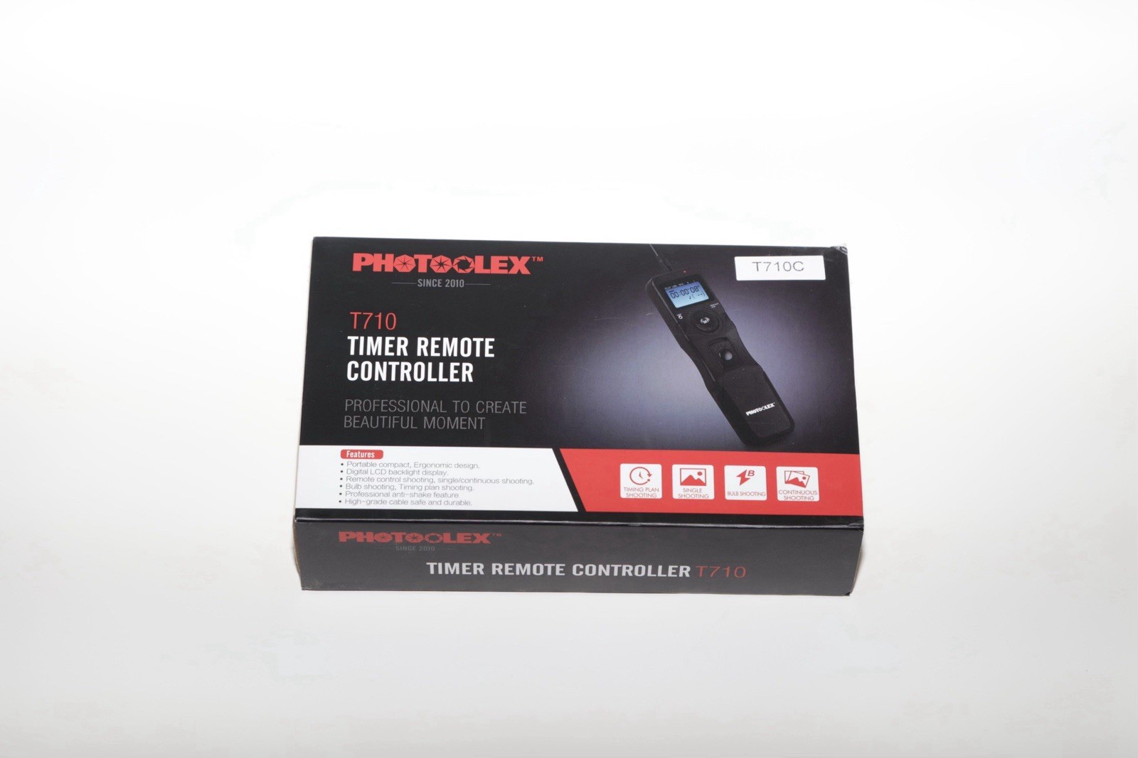PHOTOLEX T710 T710 Wired Timer Remote Shutter Release w/ LCD for Canon Camera