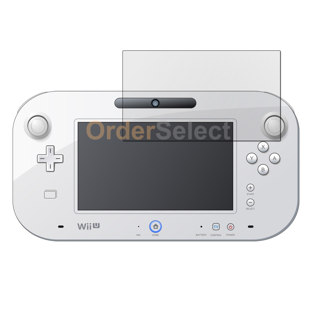 New Anti-Scratch Clear LCD Screen Guard Protector for Nintendo Wii U GamePad 6.2