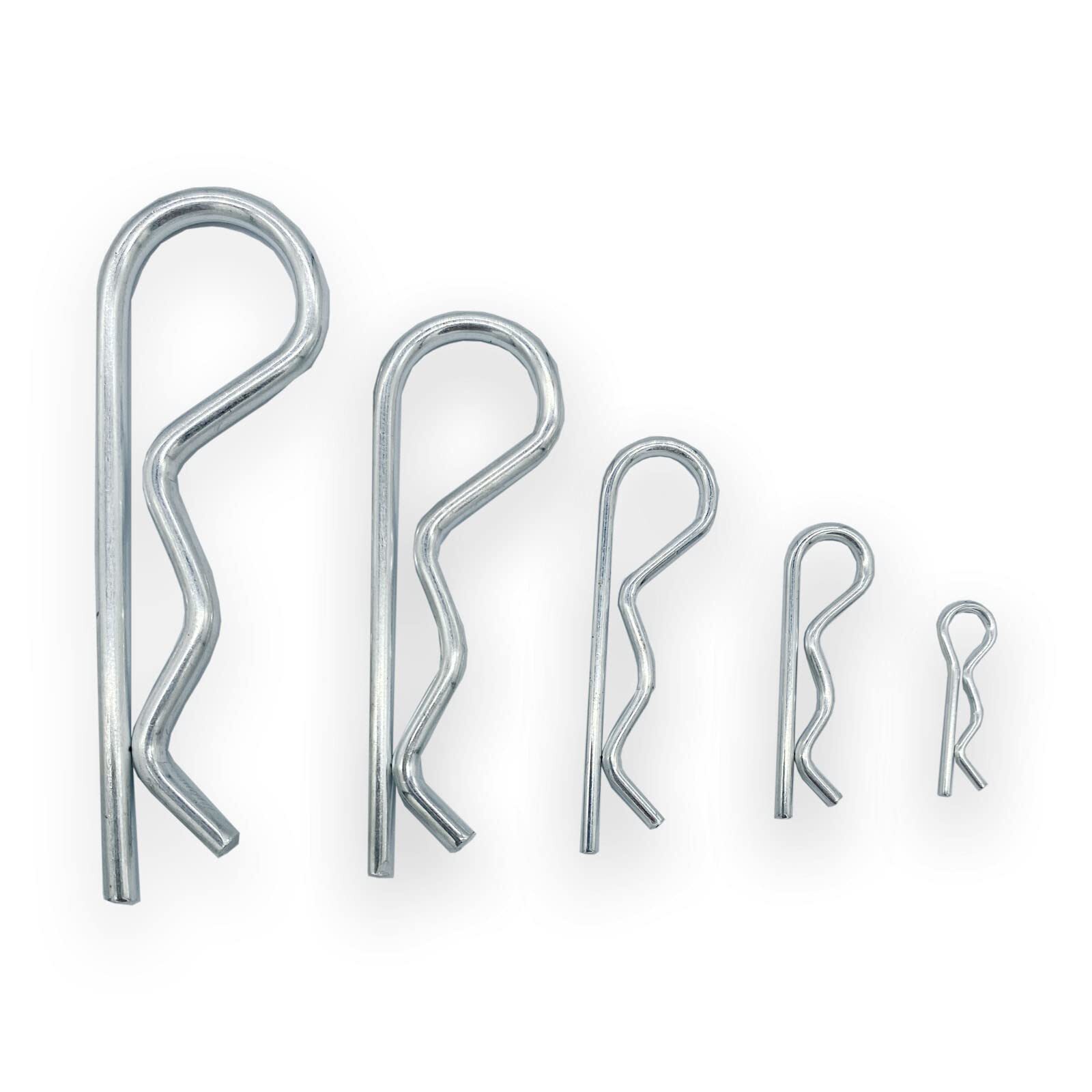 60 Pcs Hitch Pin Clip R Clips Retaining Pins Tractor Cotter Pin Hair Pin Assortm