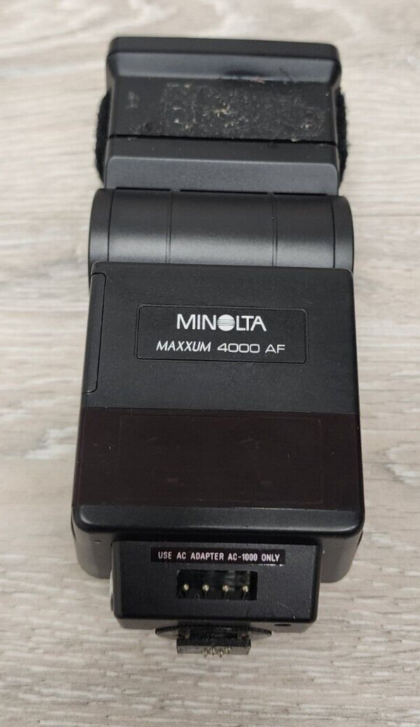 Minolta Maxxum 4000 AF Flash Shoe Mount Tested Working