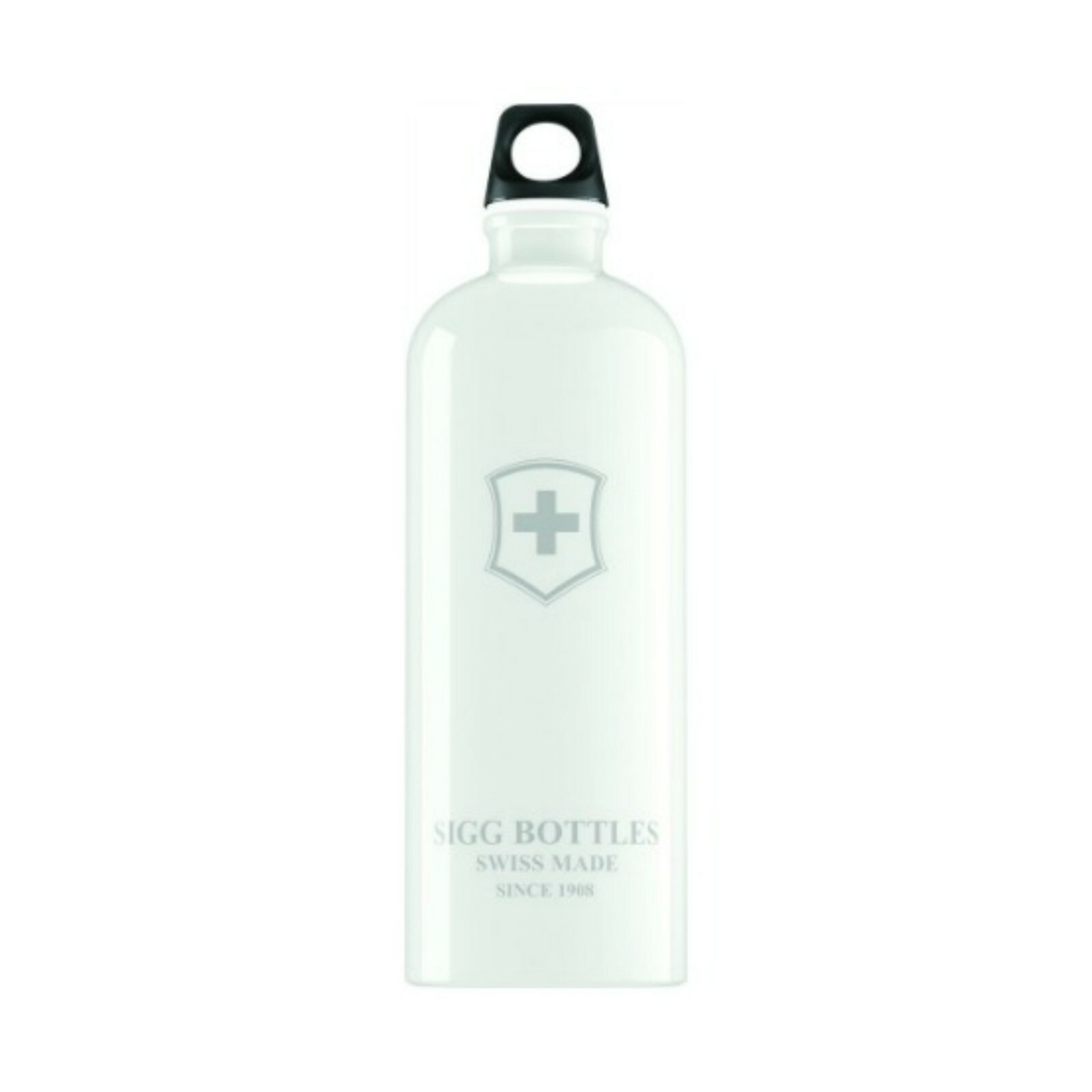 SIGG 1.0 Liter Bottle- Swiss Emblem White 8394.30