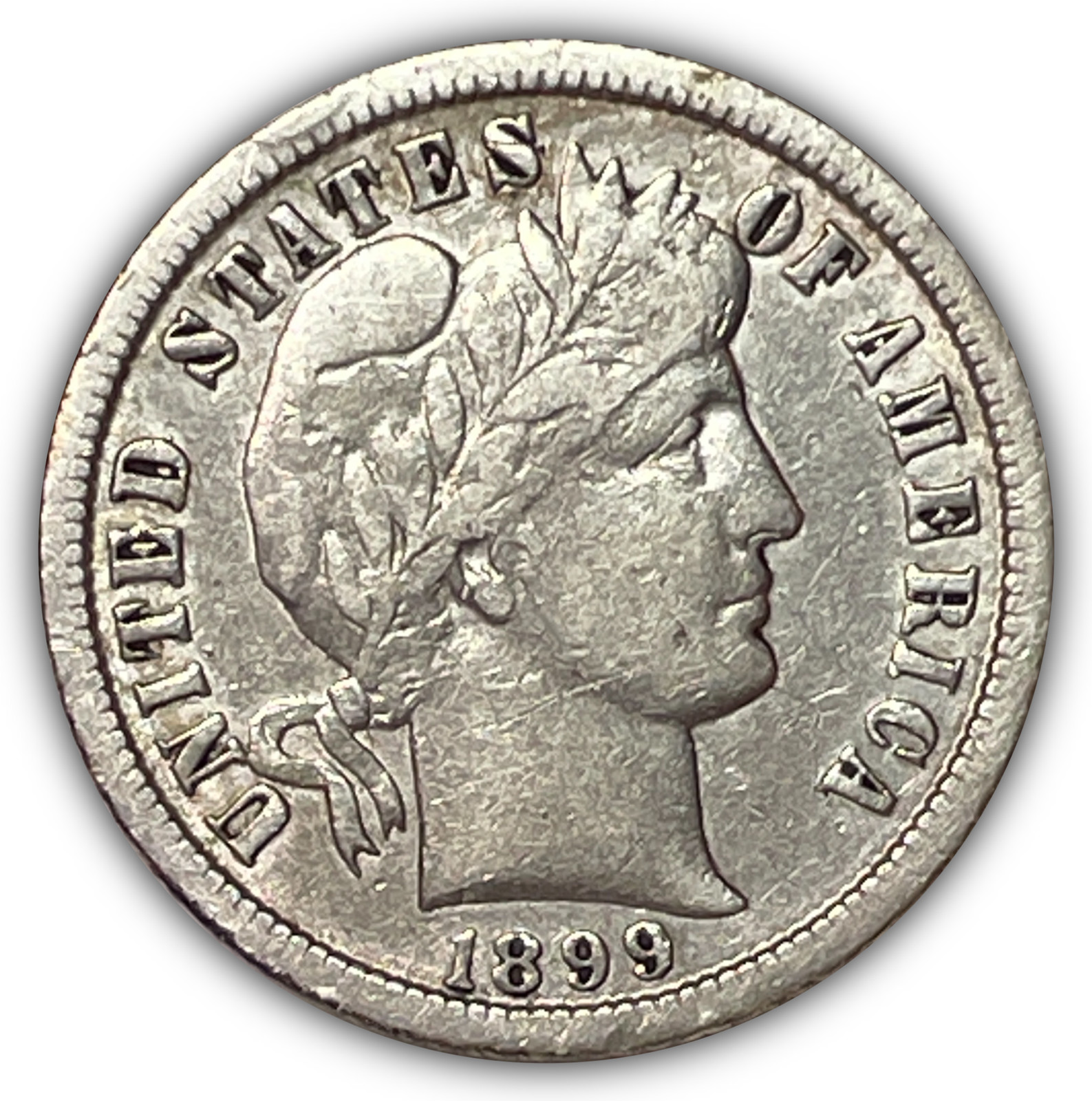 1899-O Barber Dime Silver Extremely Fine XF Coin #27280