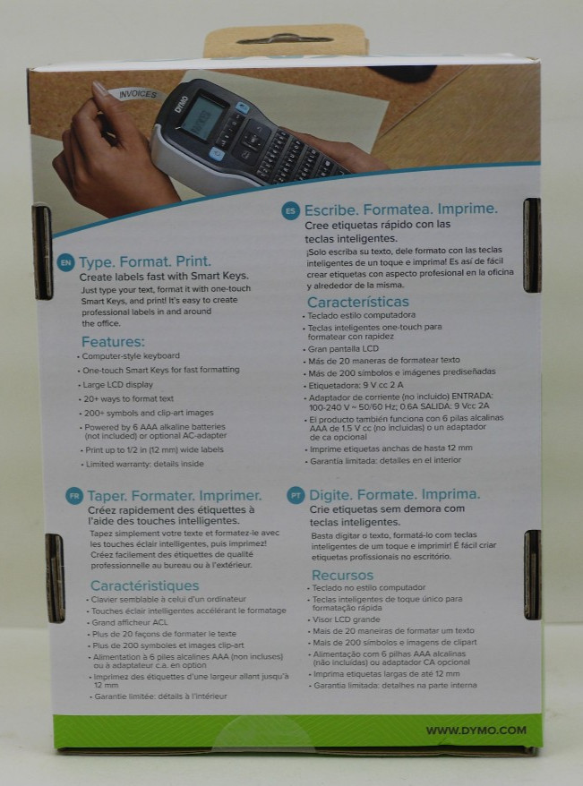DYMO Label Manager 160 Portable Label Maker (OBRK DNT JO) LOC. BIN8