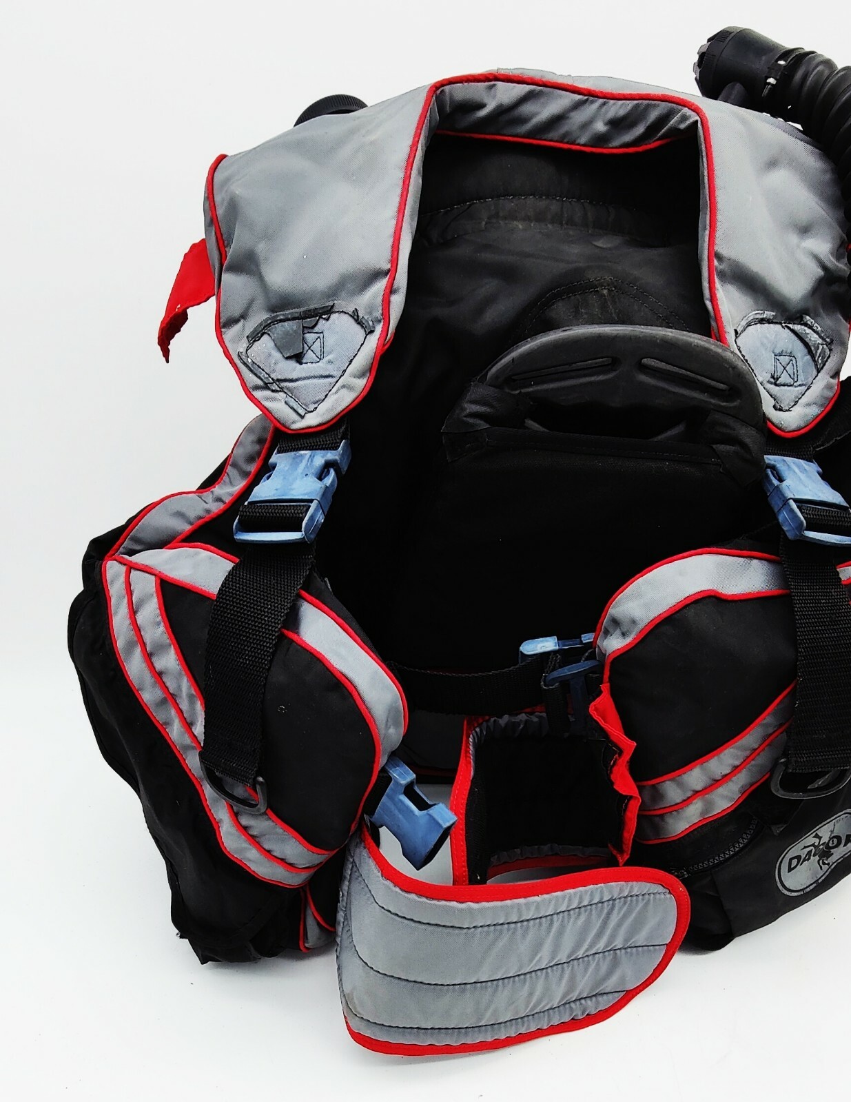 Dacor SCUBA Diving BCD Vest Red, Gray & Black Model 6606 USA - Nice