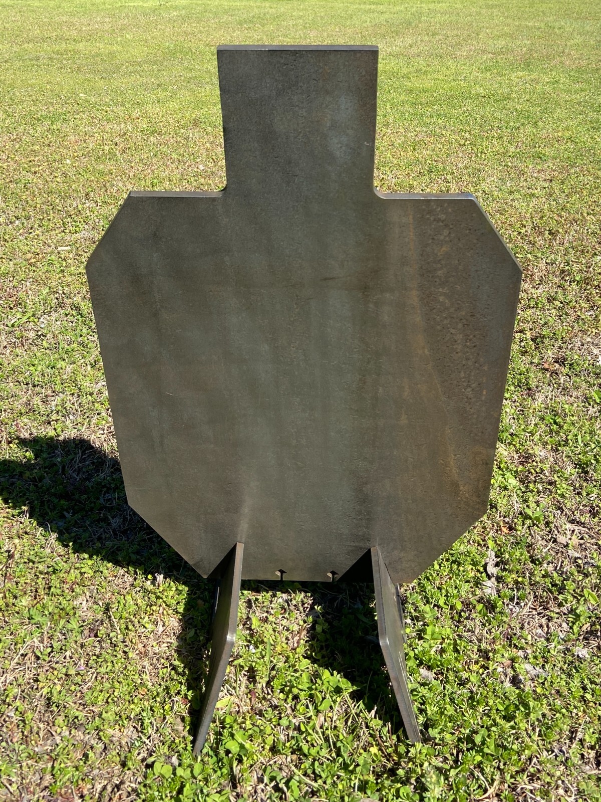 Portable 3/8" AR500 18x30 IDPA Steel Shooting Ground Target Stand 3/4EMT Conduit