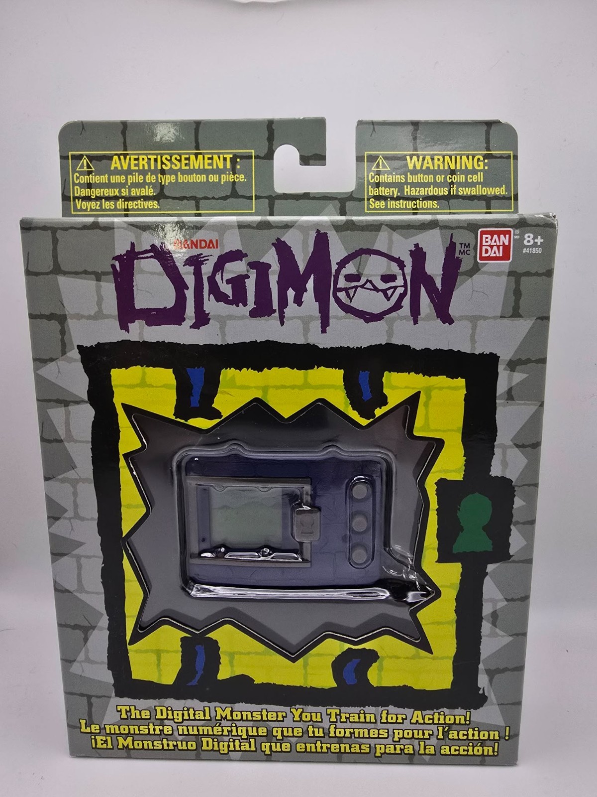 New - Digimon Digivice - 20th Anniversary - Blue and Black
