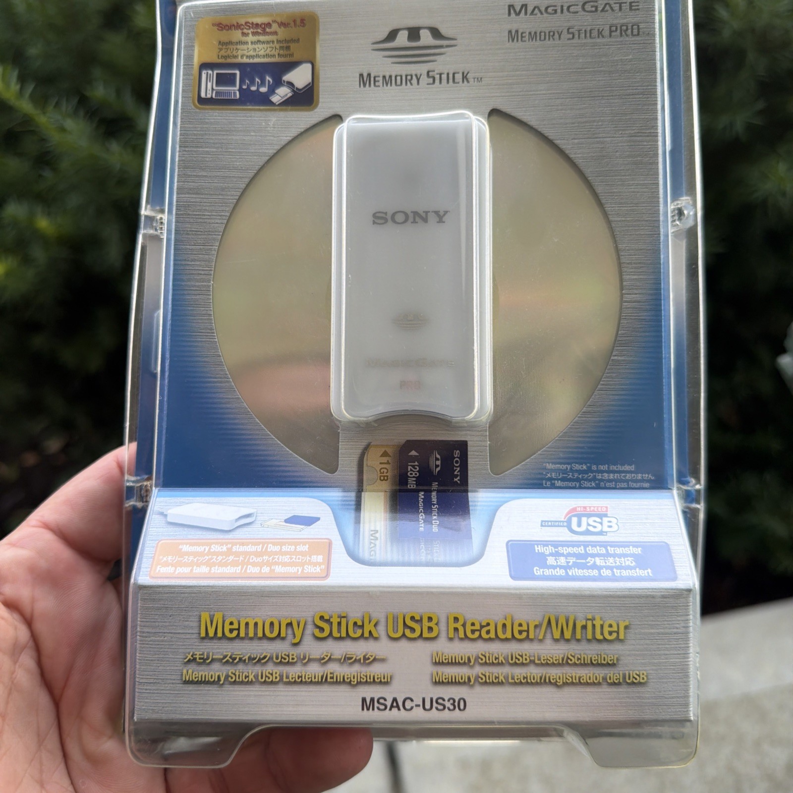 Vintage Sony Memory Stick Reader/Writer - USB (MSAC-US30)