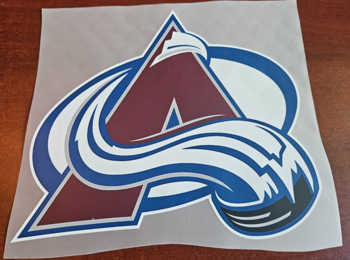 Colorado Avalanche 10" DTF Heat Transfer Iron On FREE Shipping   (45)