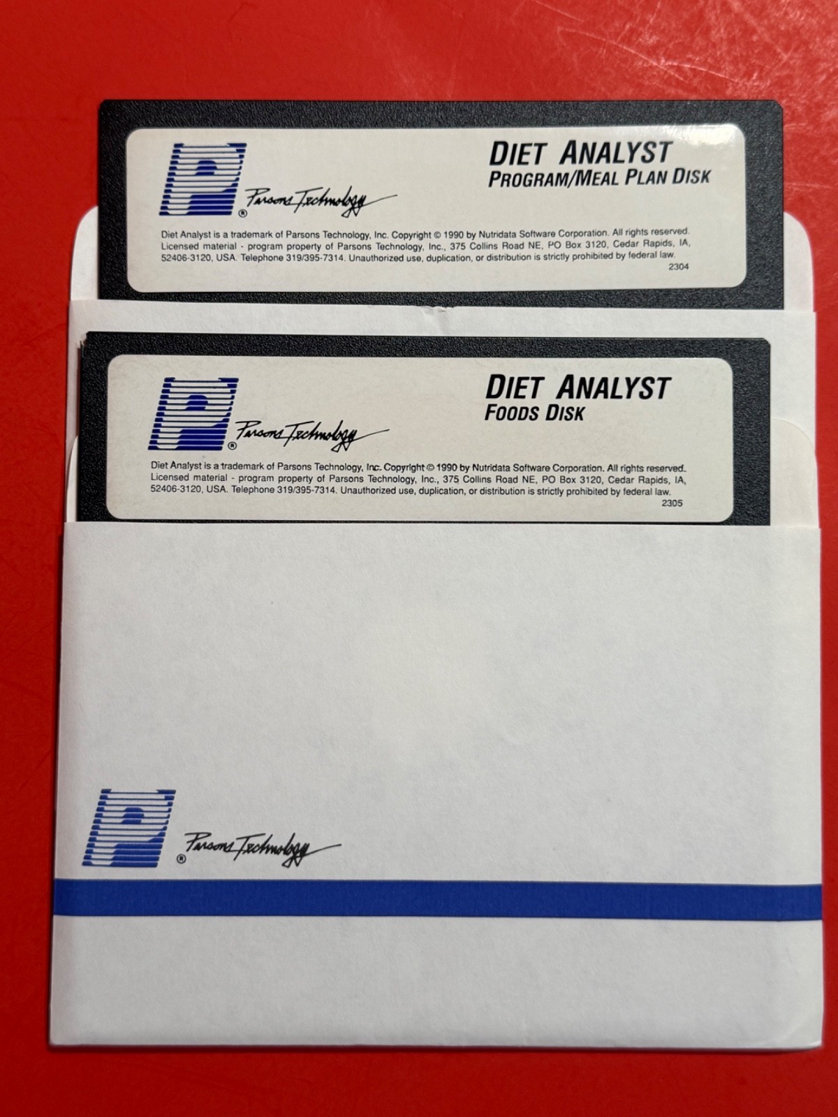 Diet Analyst Parsons Technology IBM / PC Software