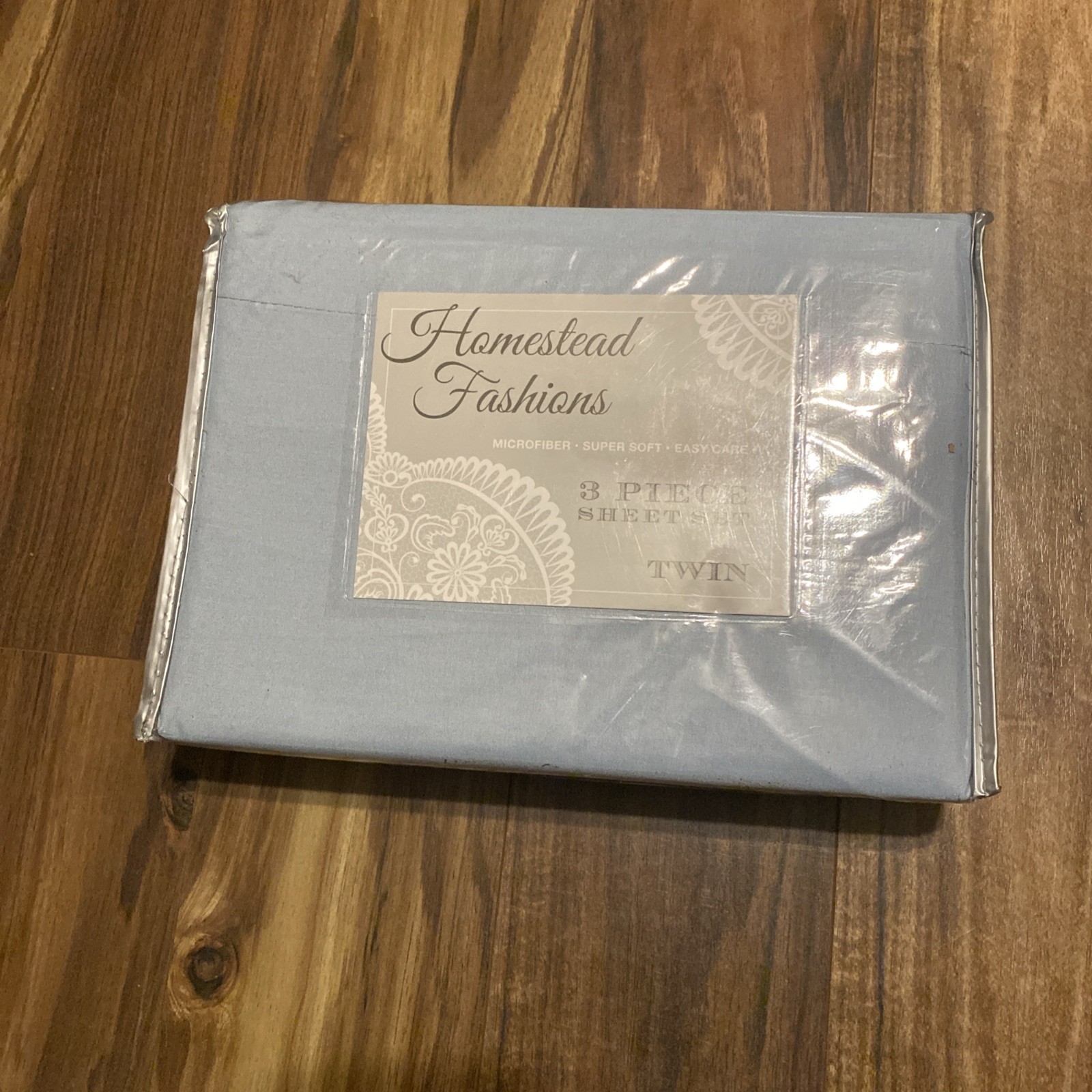 Homestead Fashion Microfiber Twin Sheet Set- 3 piece set