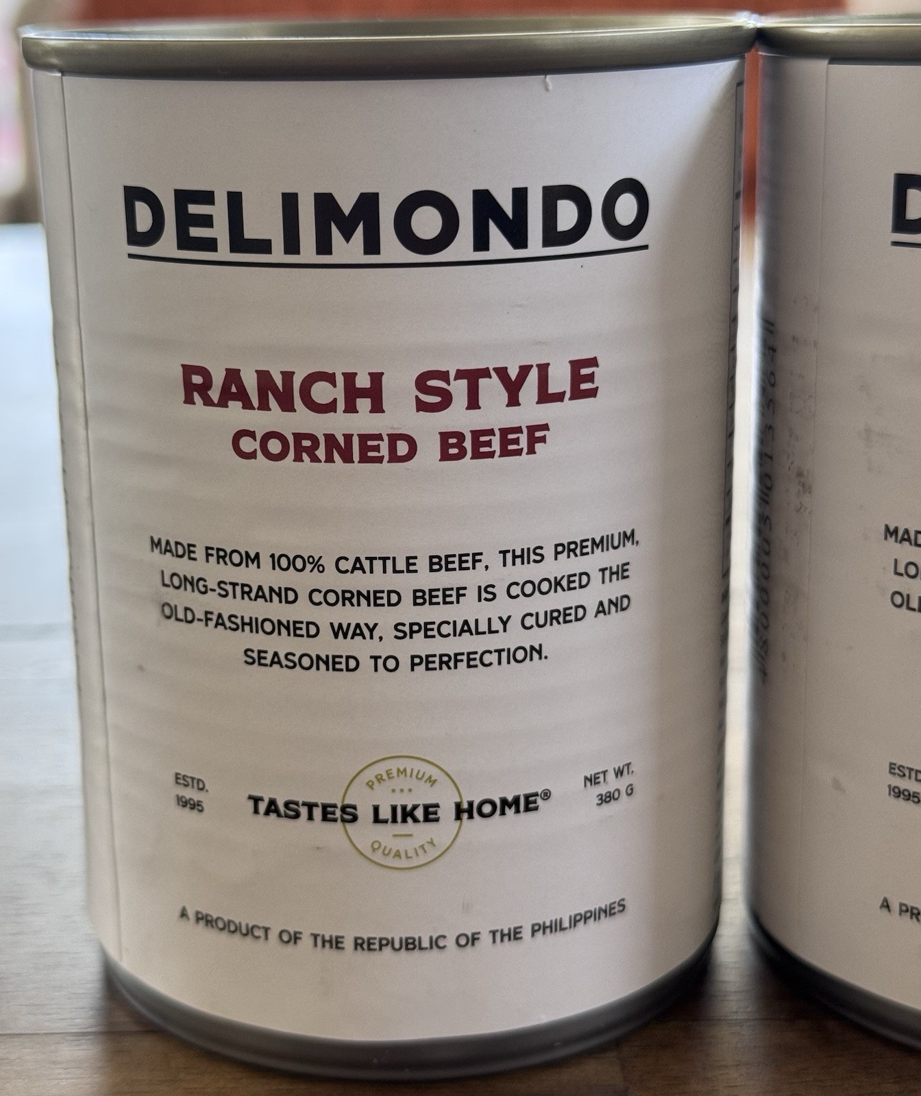 DELIMONDO RANCH STYLE CORNED BEEF (1) Philippines Exp Date 2028 Free Shipping